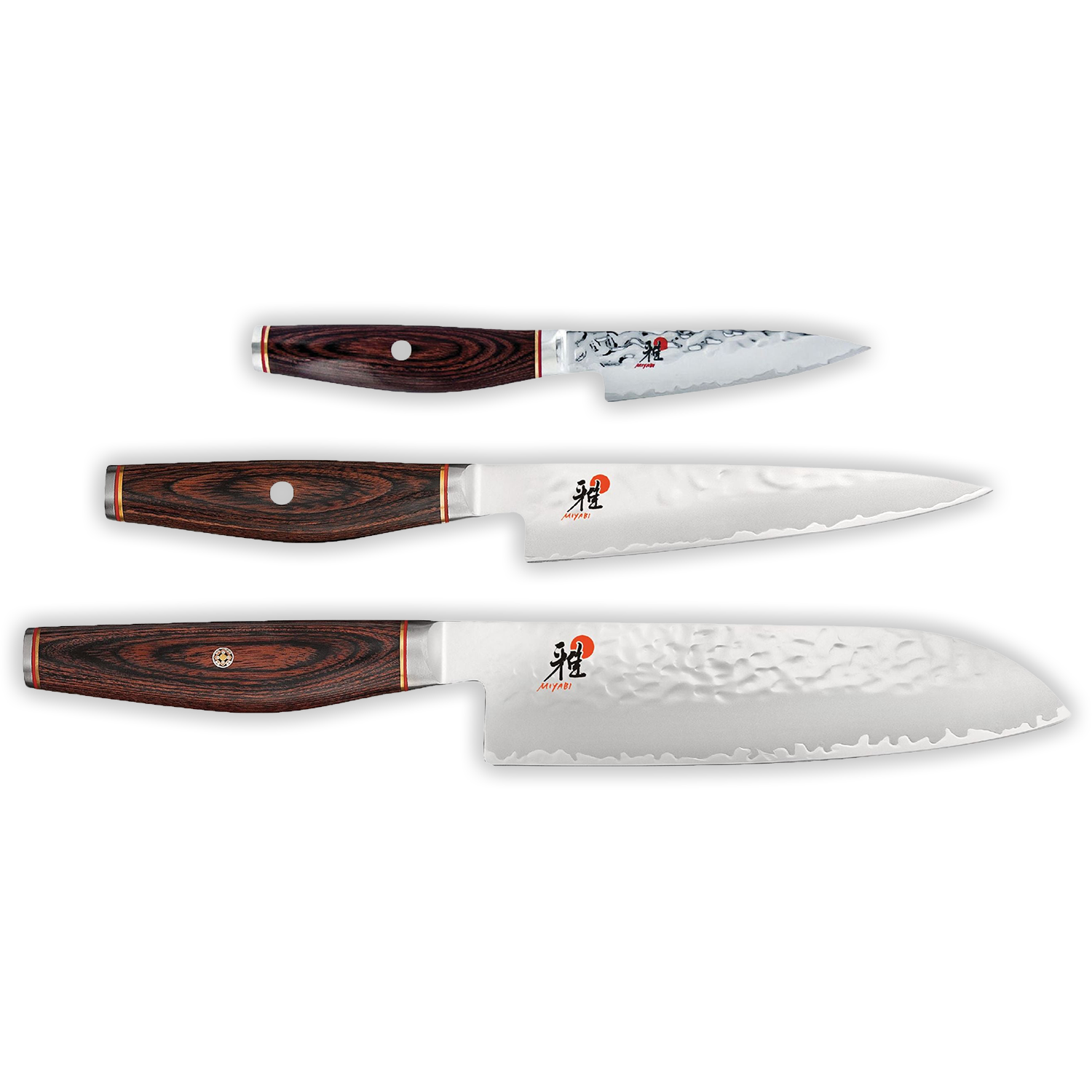 MIYABI Artisan 6000MCT 3-Piece Knife Set-Knife set-DECOROLALA