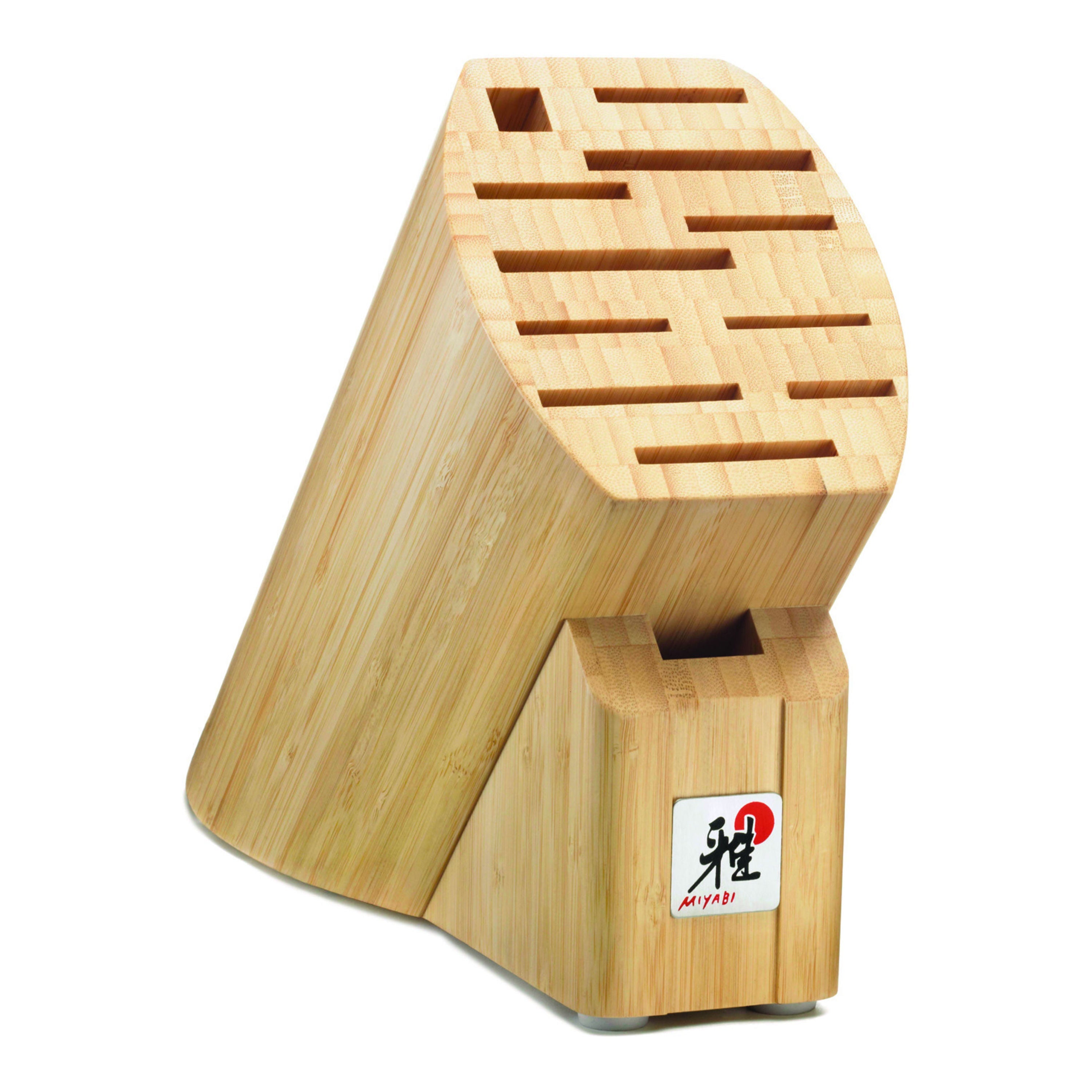 MIYABI Bamboo Knife Block 12-Slot-Knife Block-DECOROLALA
