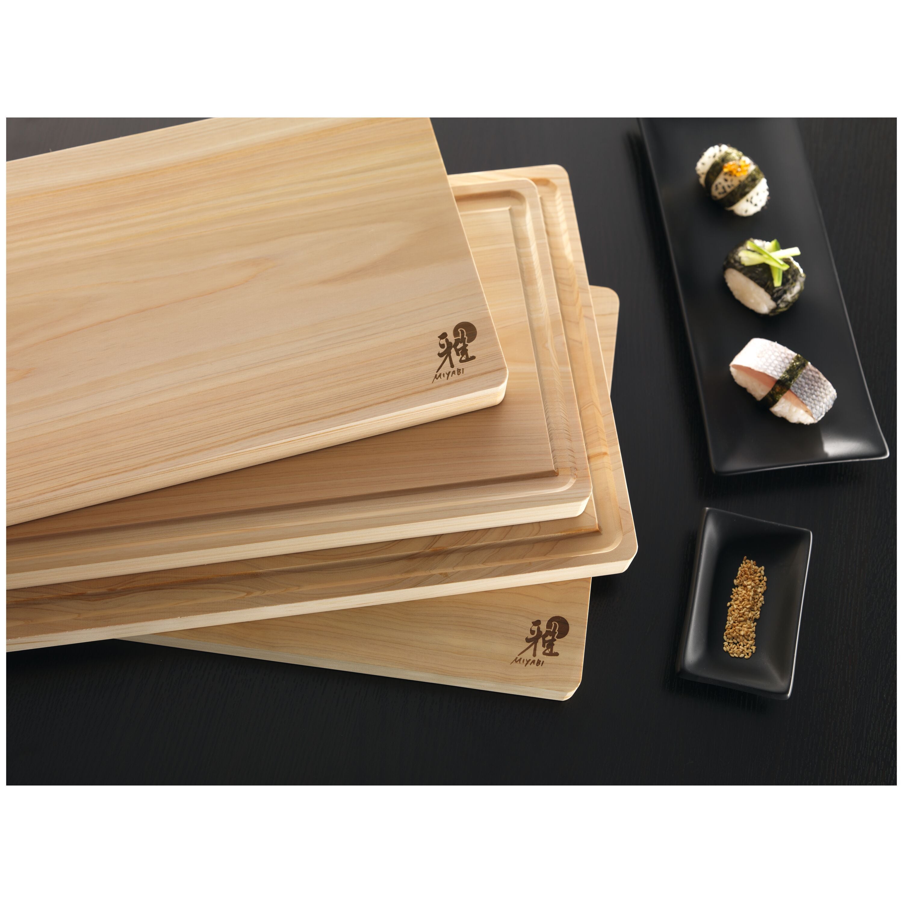 MIYABI Hinoki Cutting Board 35cm x 20cm-Cutting Board-DECOROLALA