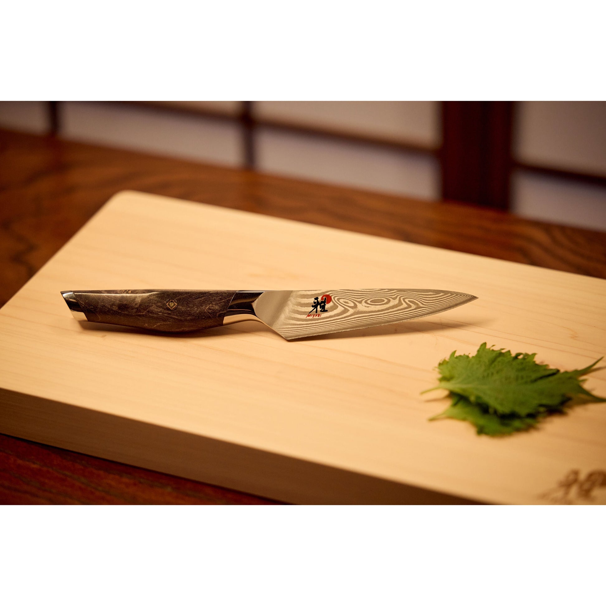 MIYABI IKI 3.5 inch, Shotoh, Brown-Utility Knife-DECOROLALA