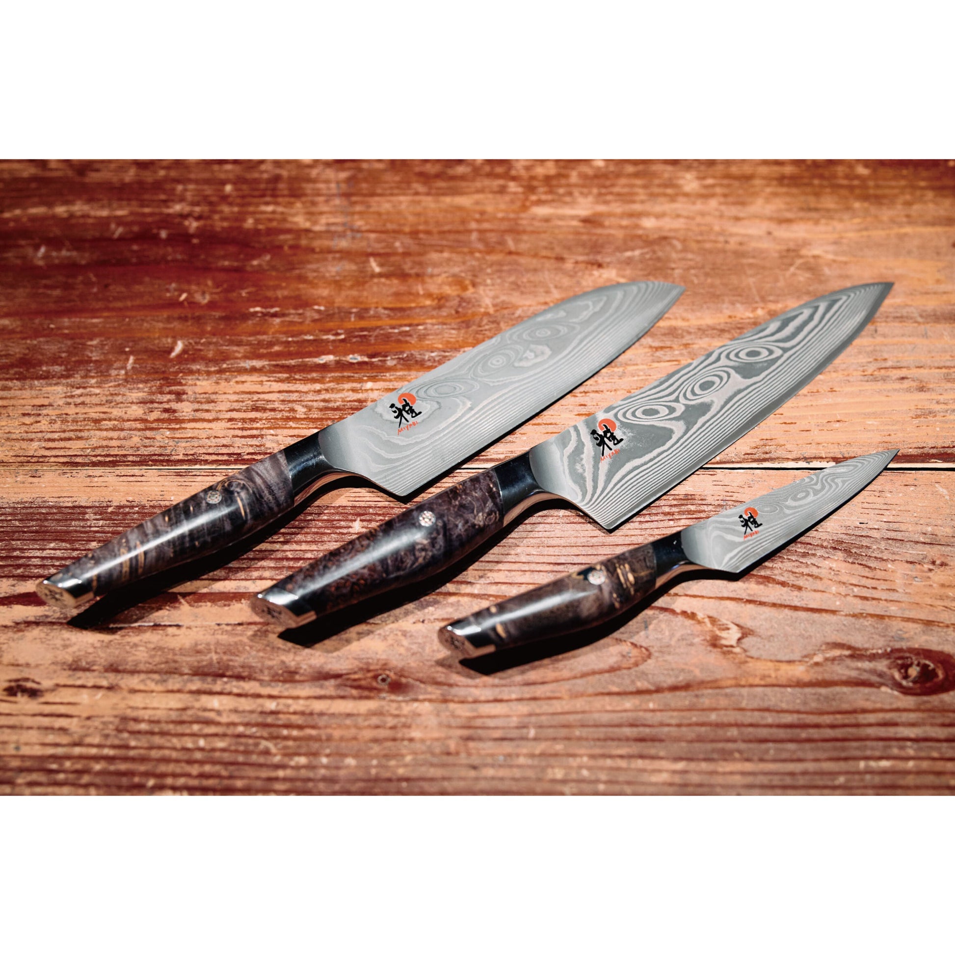 MIYABI IKI 3.5 inch, Shotoh, Brown-Utility Knife-DECOROLALA