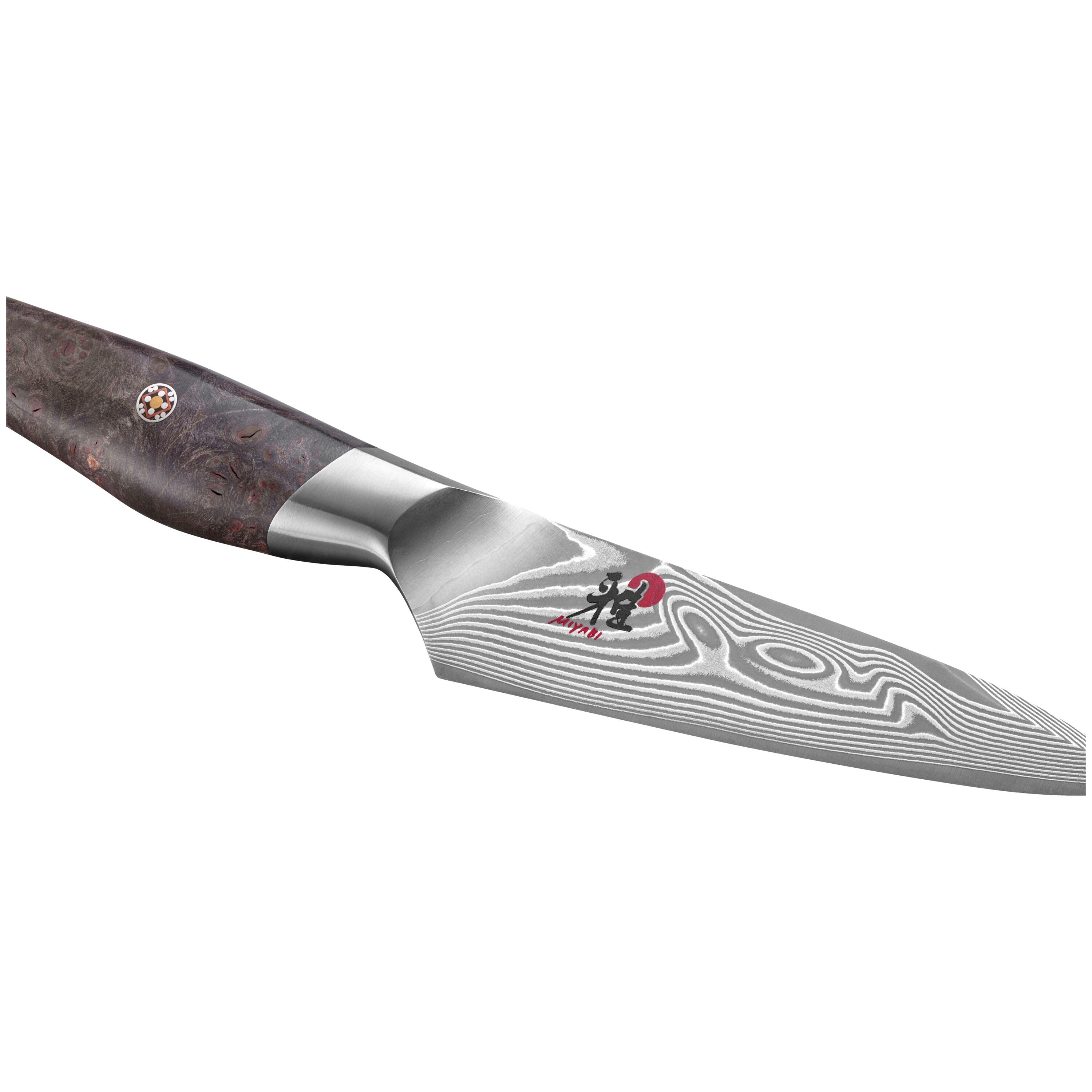 MIYABI IKI 3.5 inch, Shotoh, Brown-Utility Knife-DECOROLALA