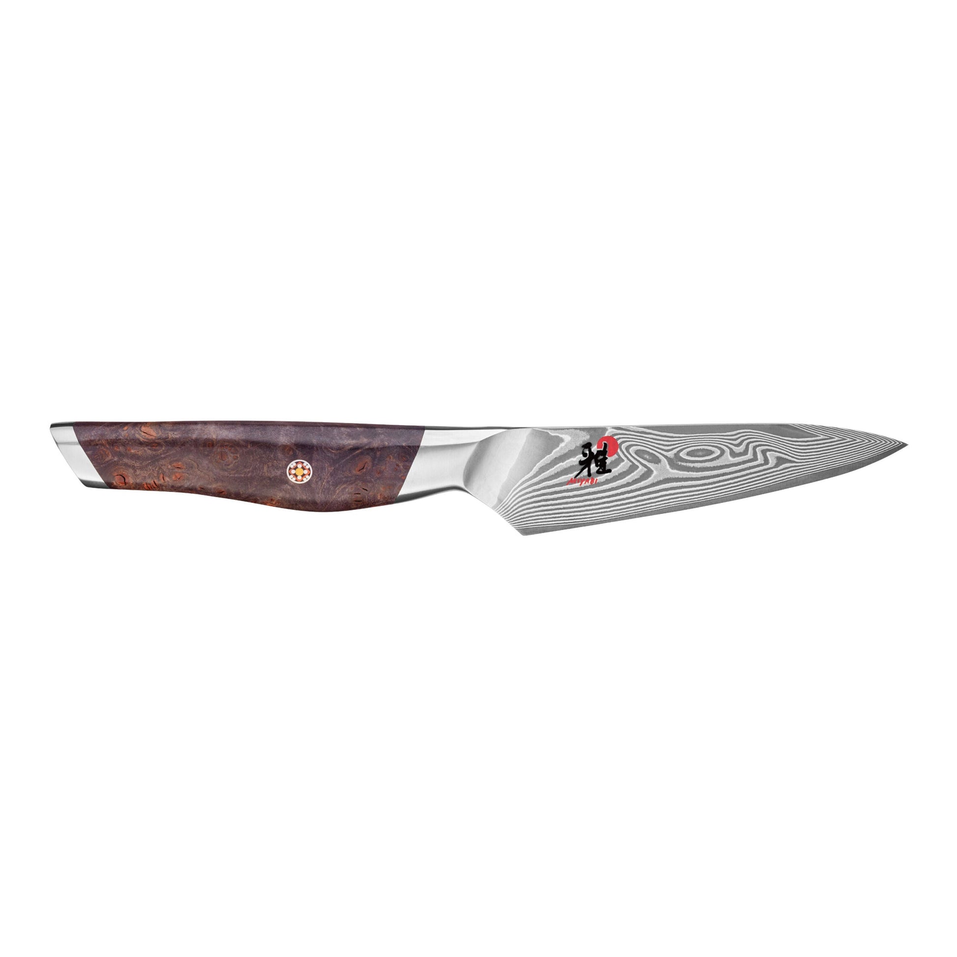 MIYABI IKI 3.5 inch, Shotoh, Brown-Utility Knife-DECOROLALA