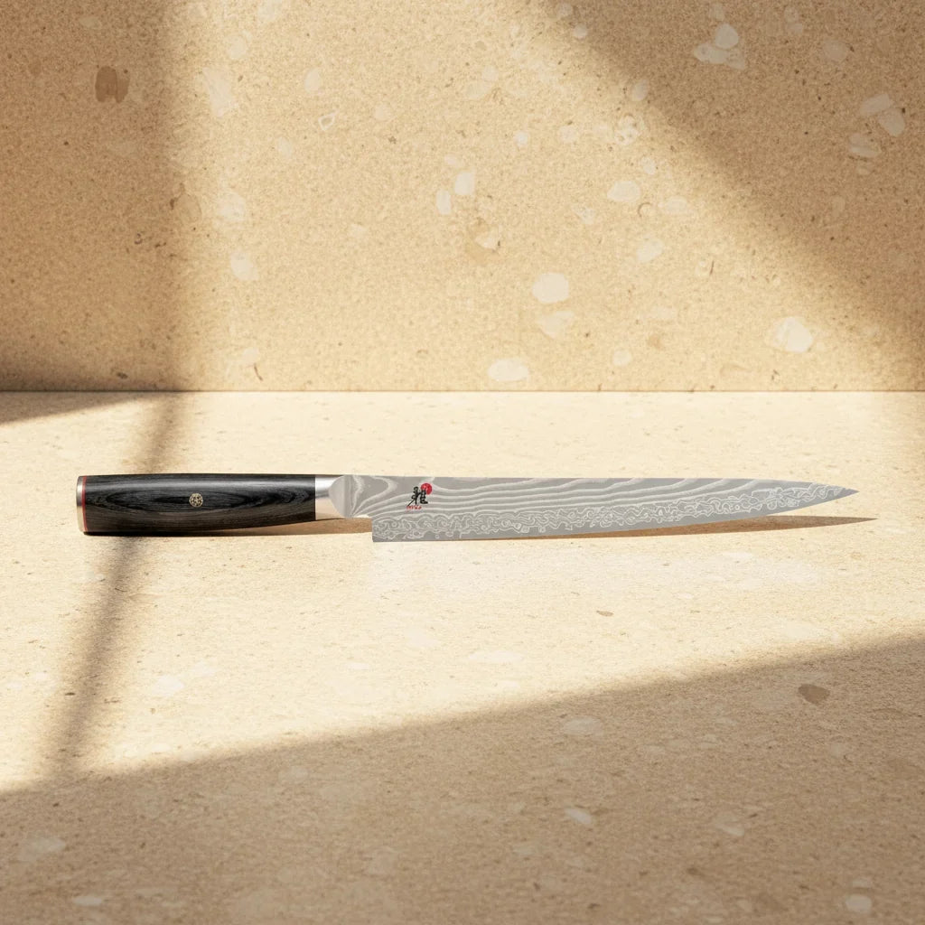 MIYABI Kaizen 5000 FC-D Sujihiki 24cm Slicing Knife | FC61 Steel-Sujihiki-DECOROLALA