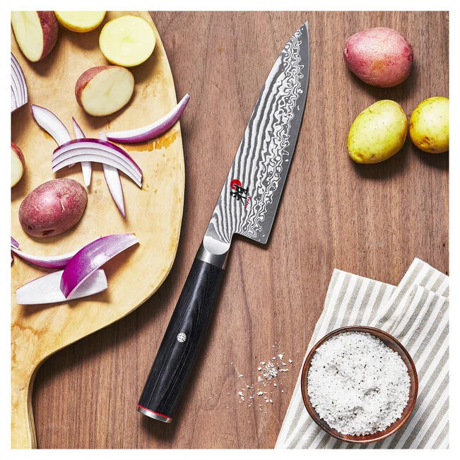 MIYABI Kaizen II 5000FCD 6-Inch Gyutoh Knife | Damascus Chef Knife-Chef Knife-DECOROLALA