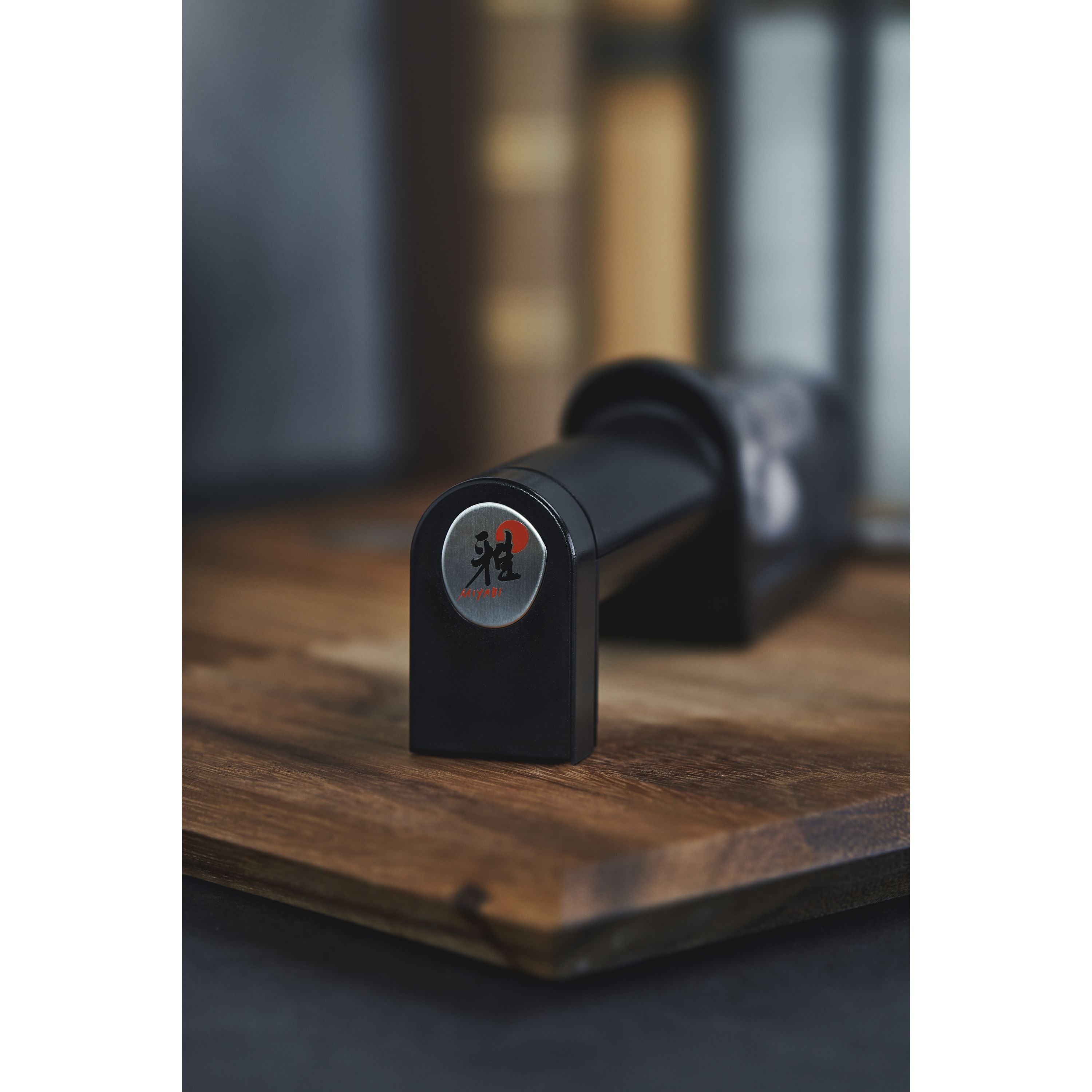 MIYABI Knife Sharpener Black Ceramic-Knife Sharpener-DECOROLALA