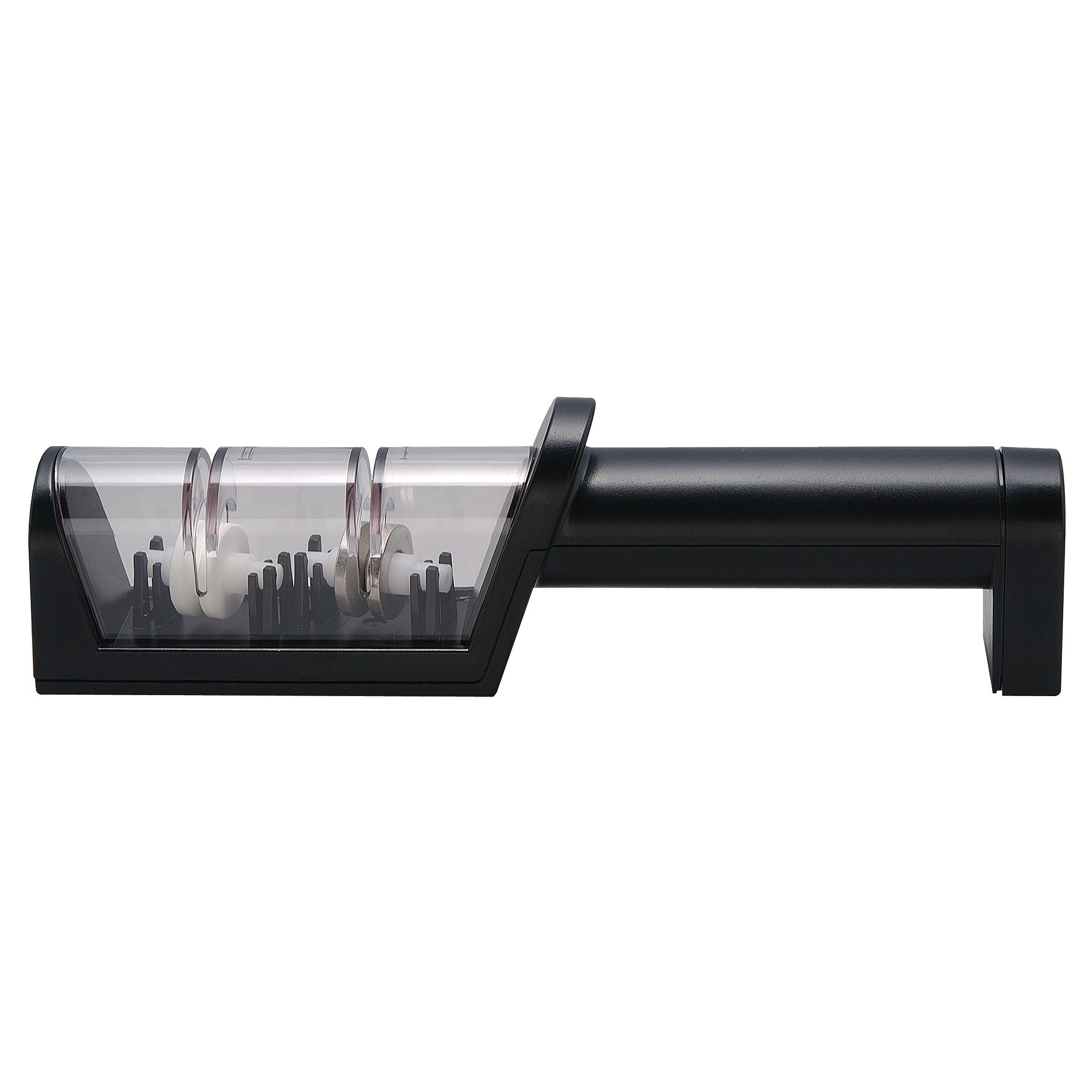 MIYABI Knife Sharpener Black Ceramic-Knife Sharpener-DECOROLALA