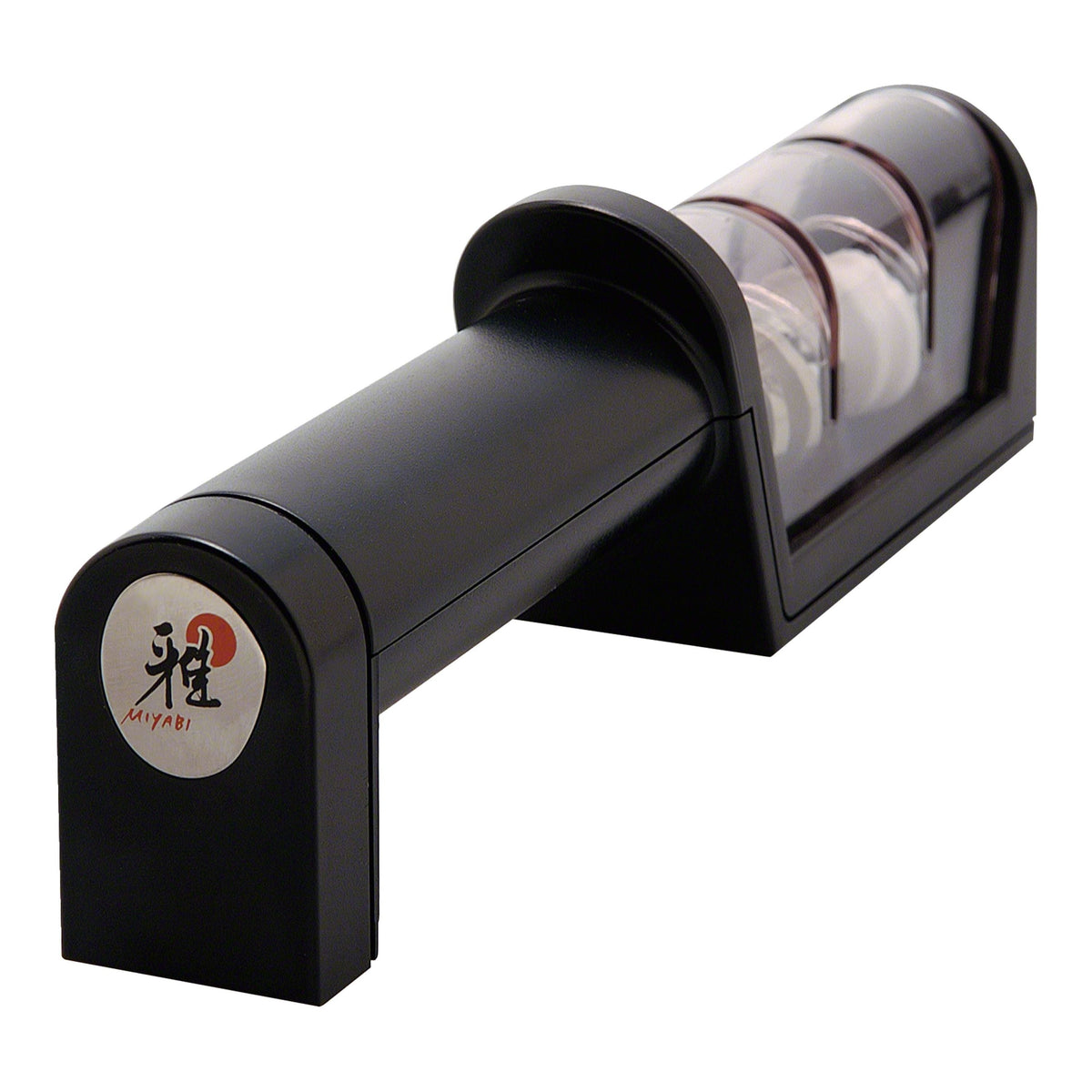 MIYABI Knife Sharpener Black Ceramic-Knife Sharpeners-DECOROLALA