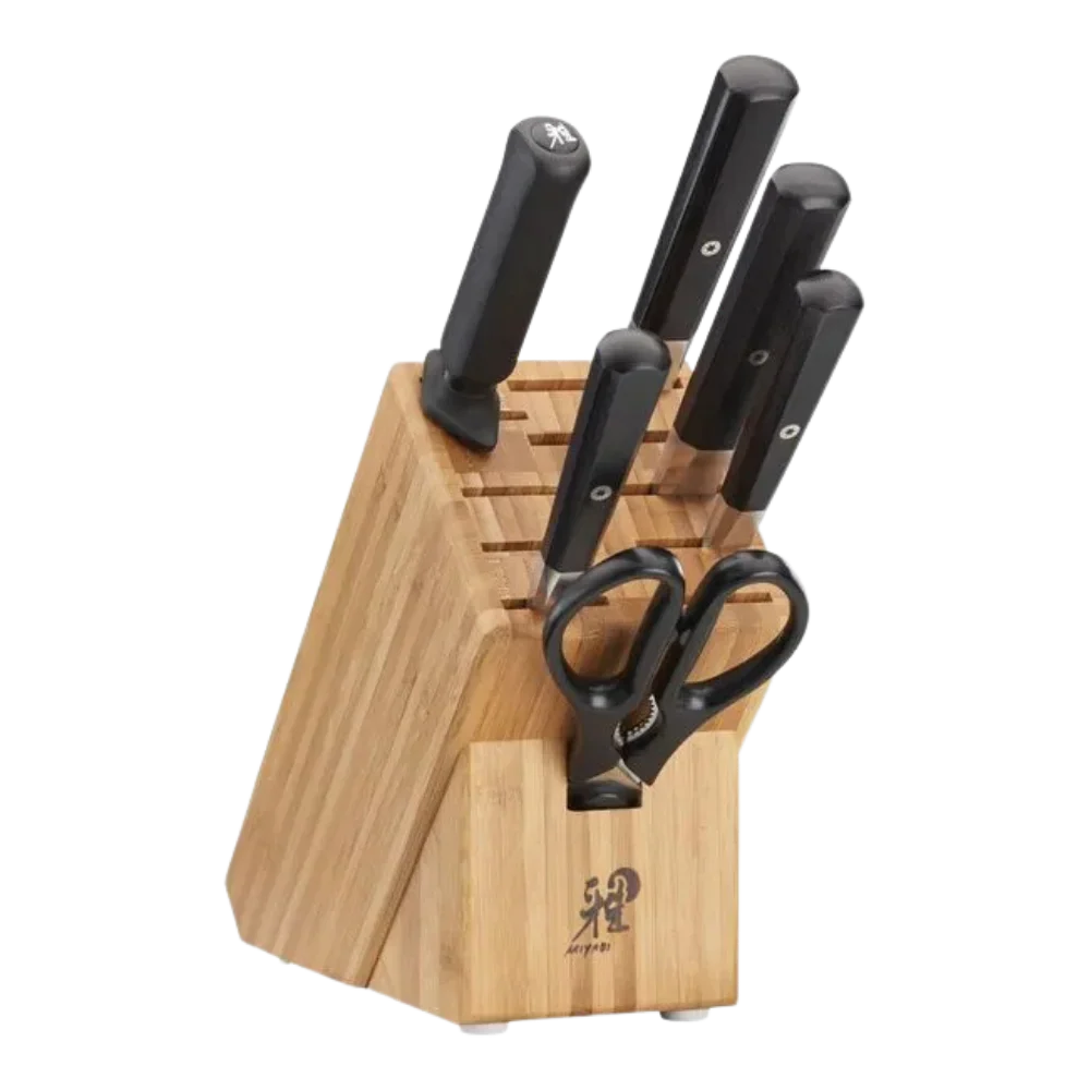 MIYABI Koh 4000FC 7-Piece Knife Block Set | Japan-Kitchen Knives-DECOROLALA