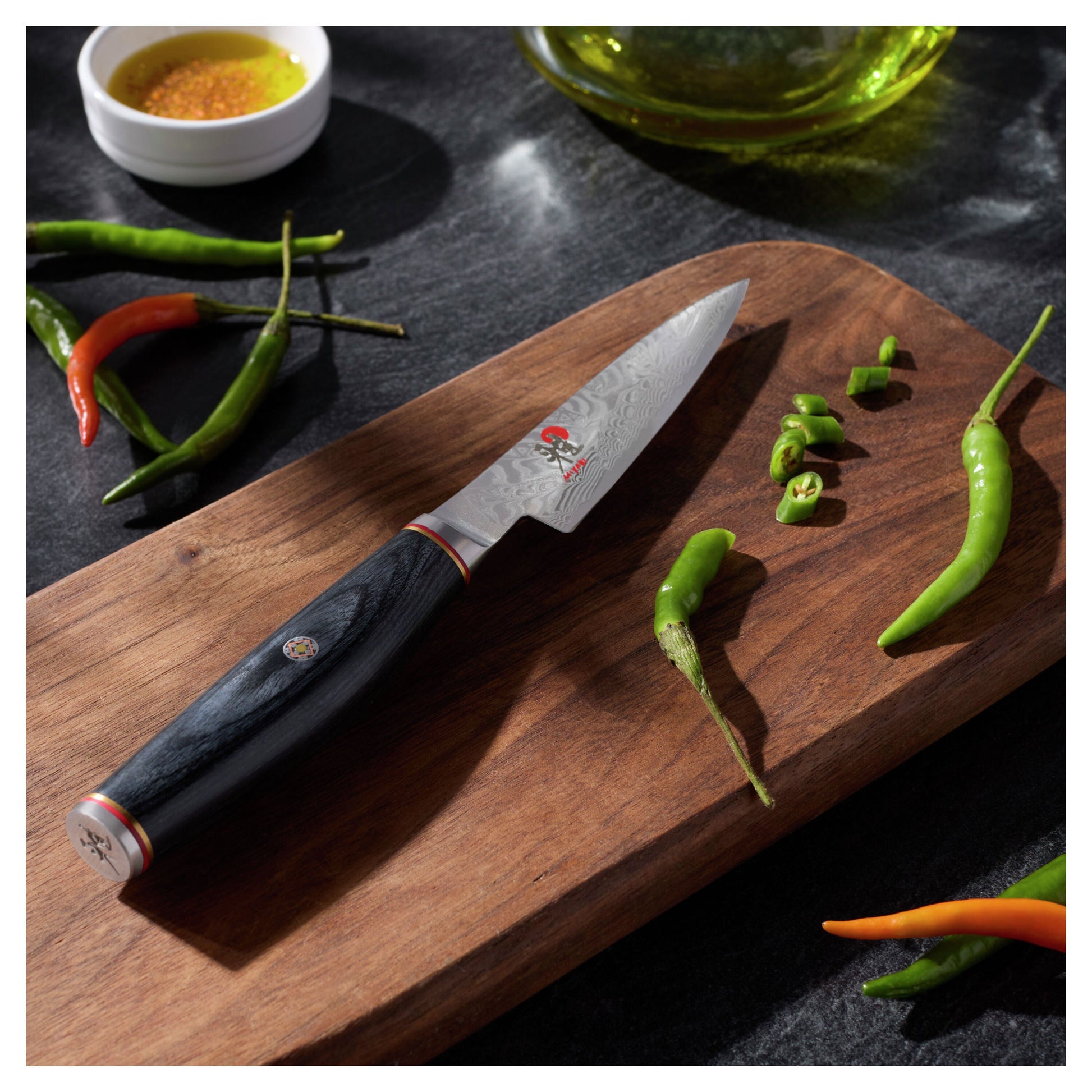 MIYABI TENMEI 3.5 inch, Paring Knife, Black-Pairing Knife-DECOROLALA