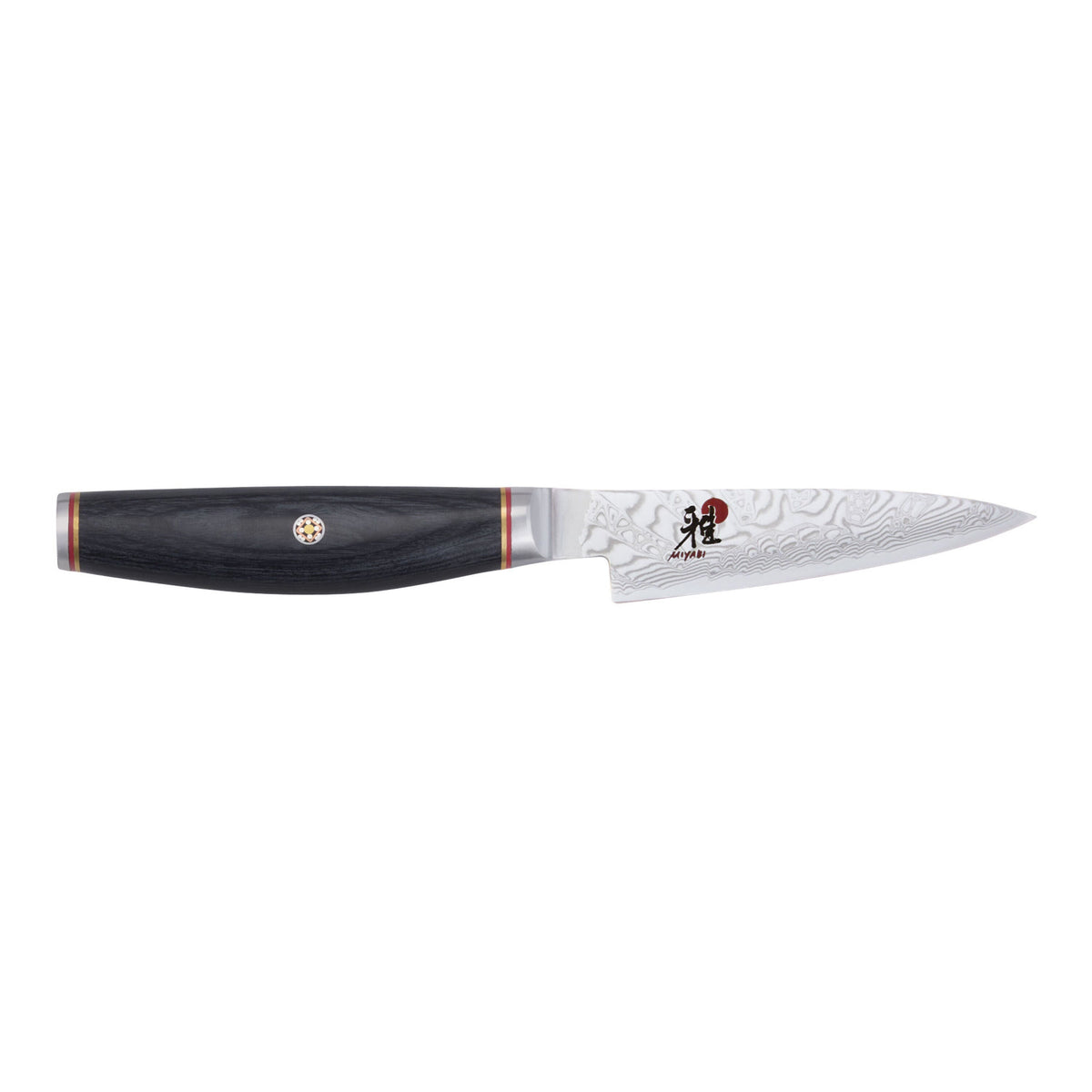 MIYABI TENMEI 3.5 inch, Paring Knife, Black-Paring Knives-DECOROLALA