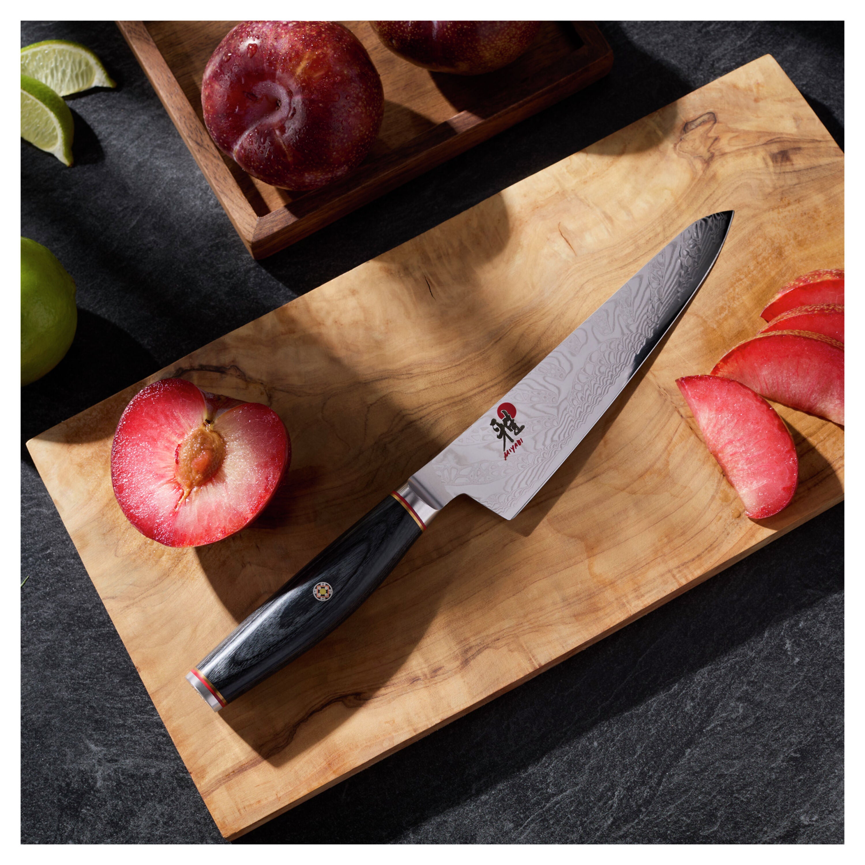 MIYABI TENMEI 5.5 inch, Chef's Knife Compact, Black-Chef Knife-DECOROLALA