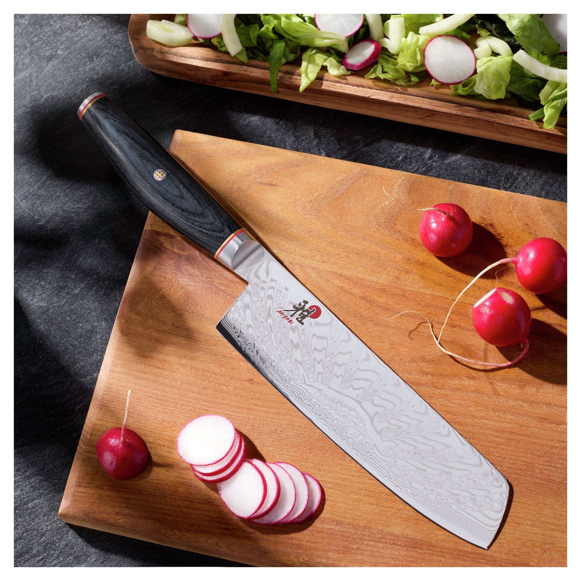 MIYABI TENMEI 7 inch, Nakiri, Black-Knife-DECOROLALA
