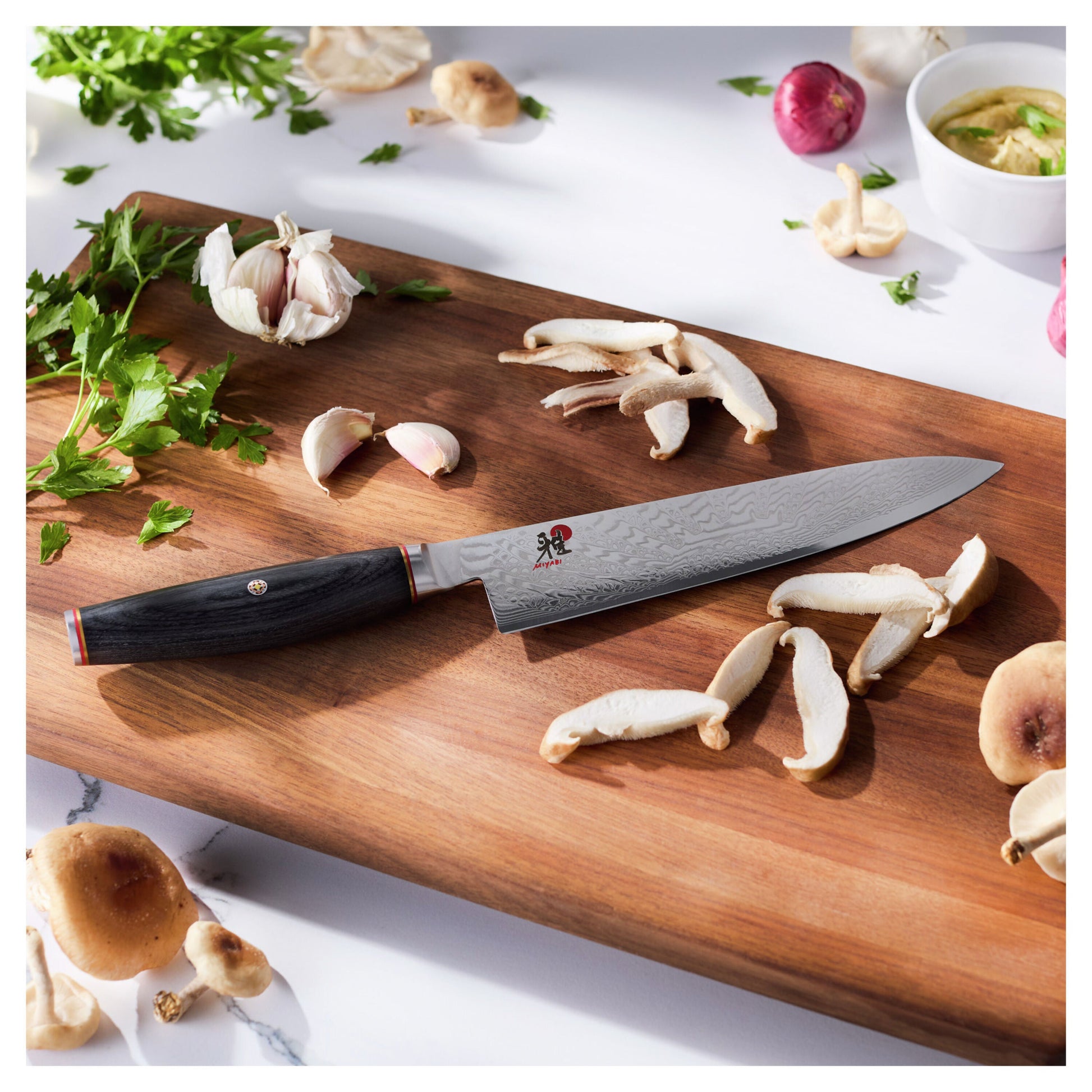 MIYABI TENMEI 8 inch, Chef's Knife, Black-Chef Knife-DECOROLALA