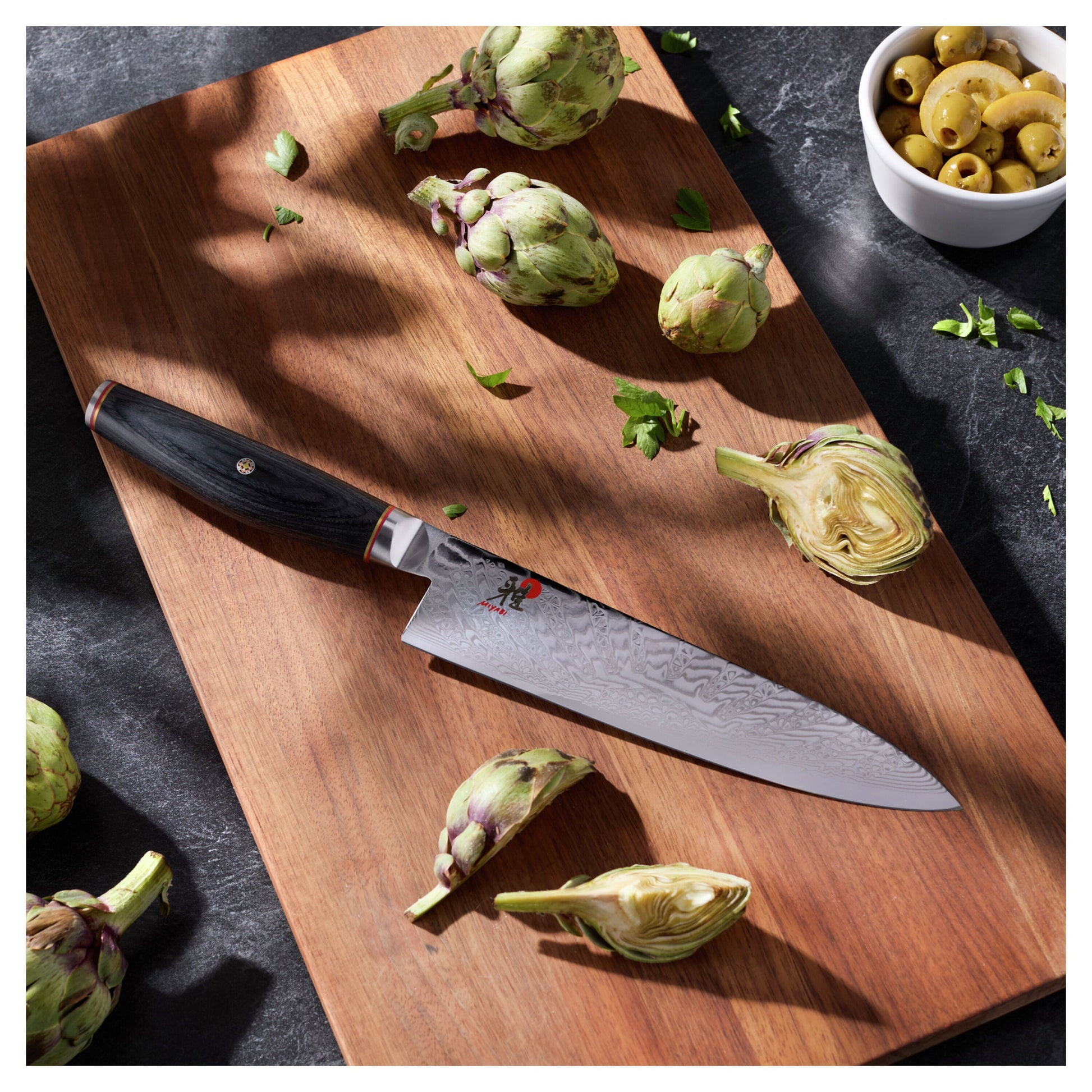 MIYABI TENMEI 8 inch, Chef's Knife, Black-Chef Knife-DECOROLALA