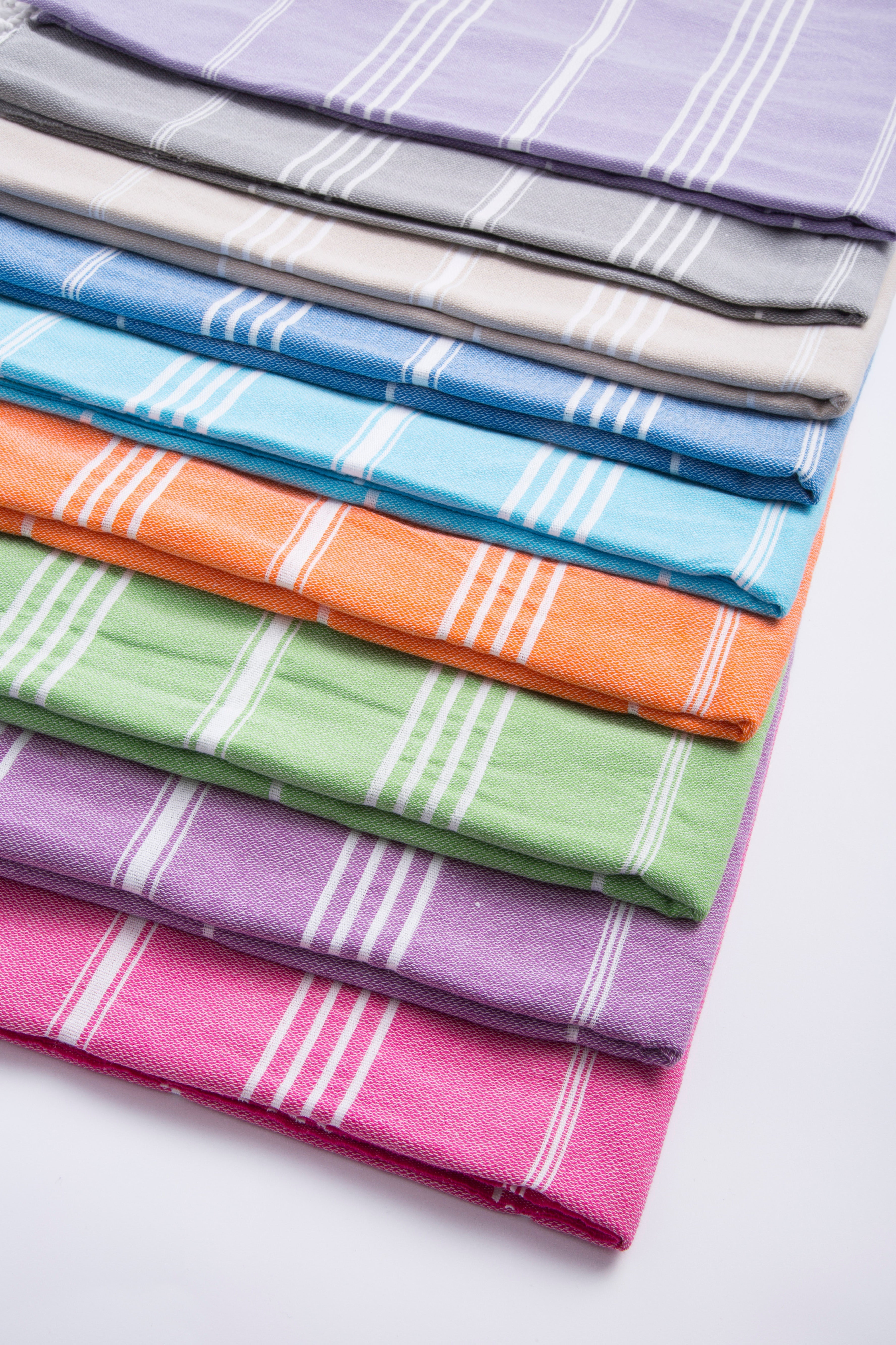 MONACO BRIGHT YELLOW TURKISH TOWEL-Turkish Towel-DECOROLALA