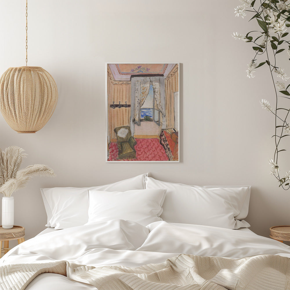 Ma Chambre Au Beau Rivage Canvas Print-canvas prints-DECOROLALA