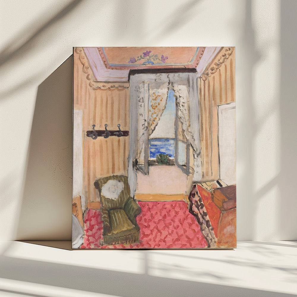 Ma Chambre Au Beau Rivage Canvas Print-canvas prints-DECOROLALA