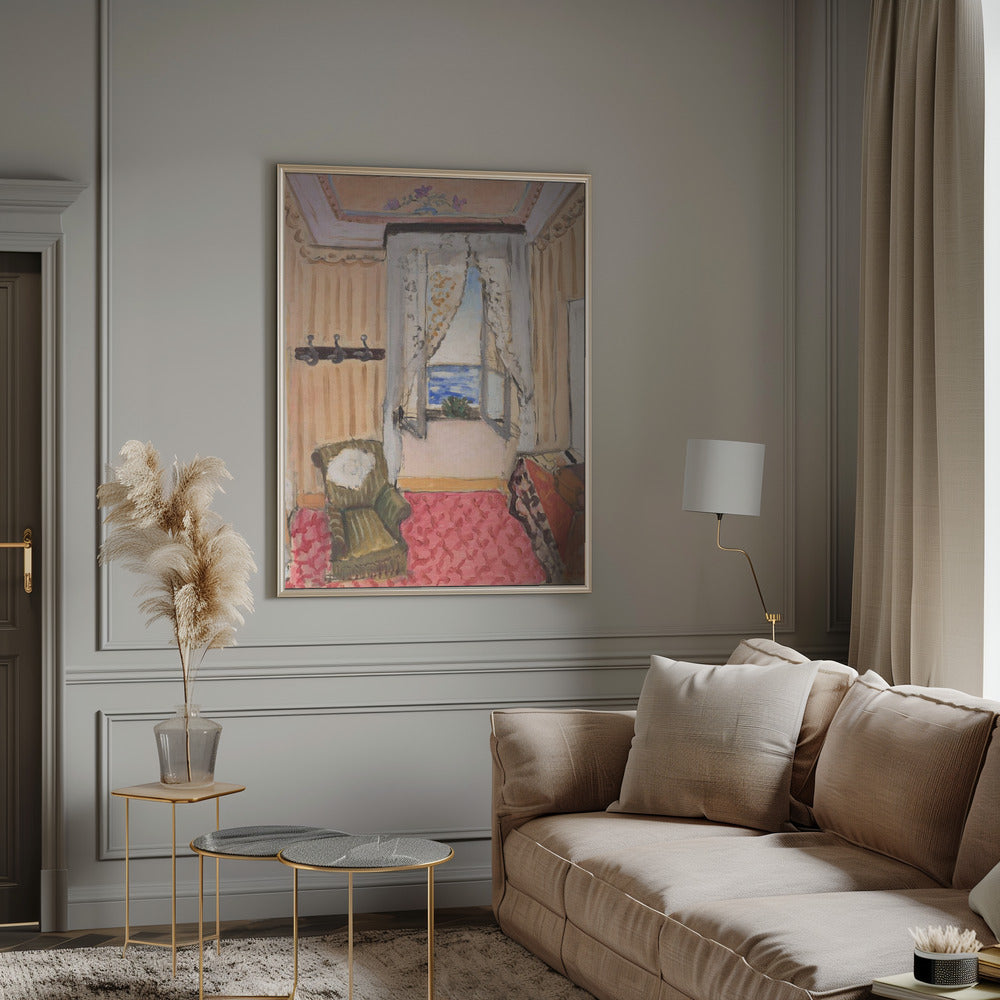 Ma Chambre Au Beau Rivage Canvas Print-canvas prints-DECOROLALA
