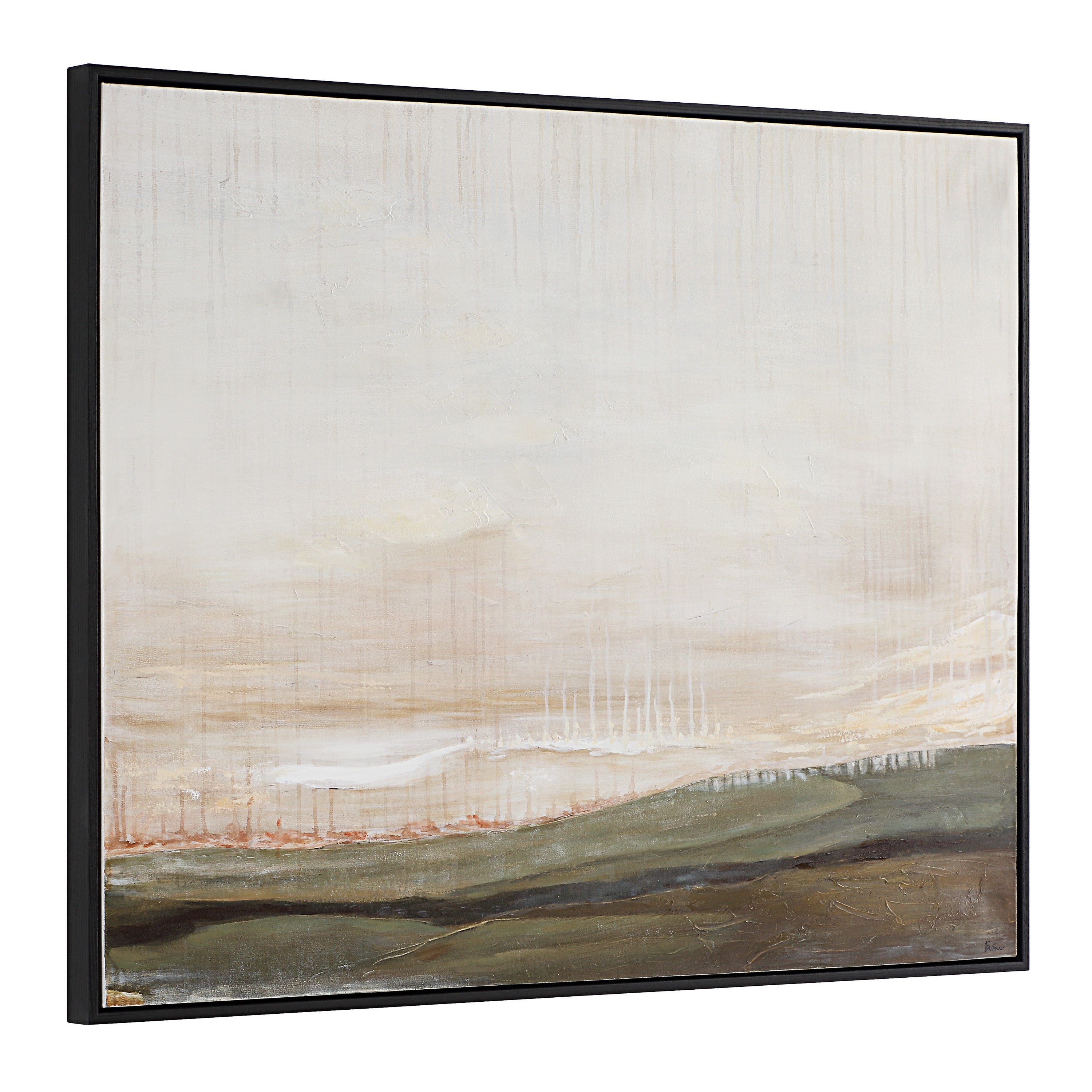 Mackay 40" H x 50" W Canvas Art, White-Canvas Art-DECOROLALA