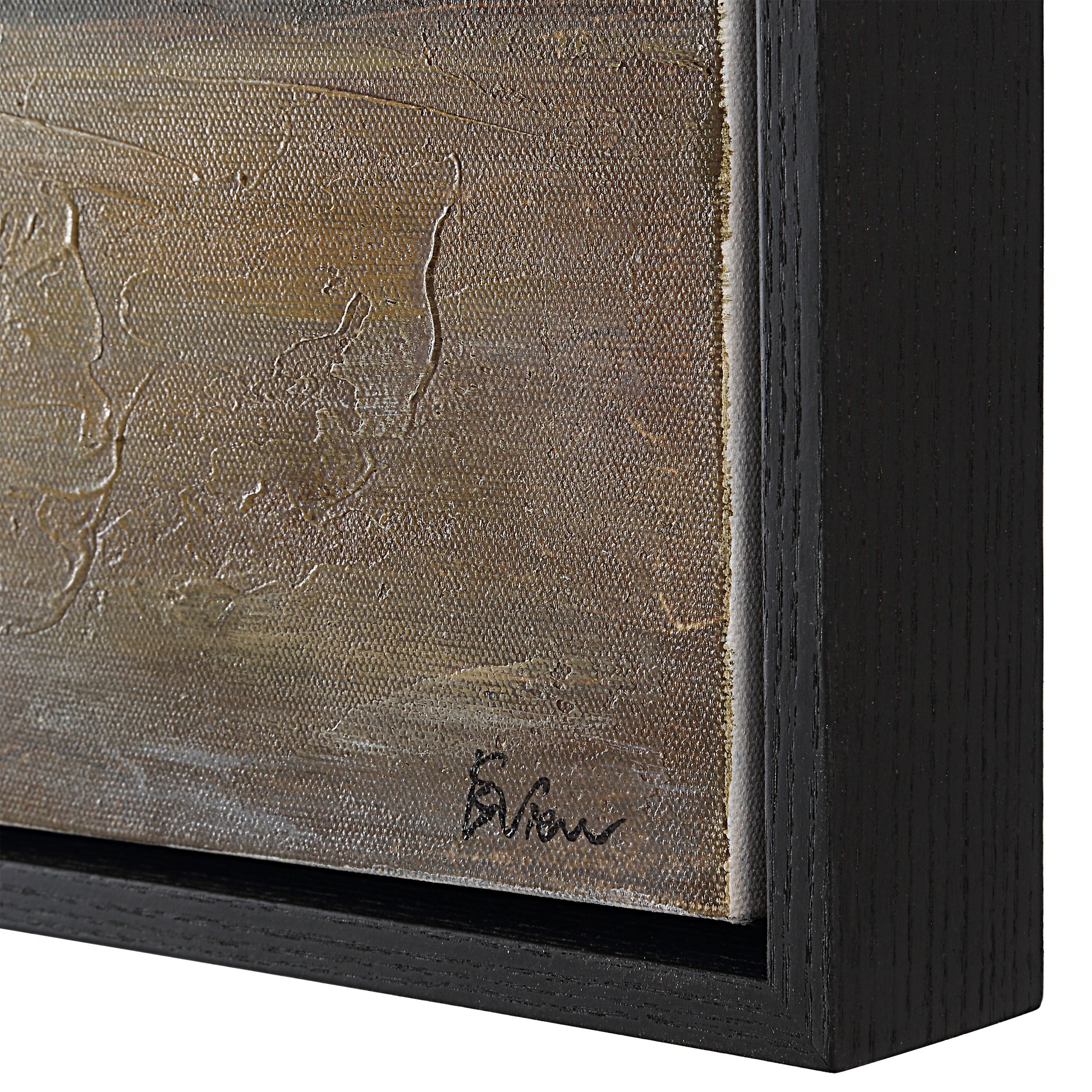 Mackay 40" H x 50" W Canvas Art, White-Canvas Art-DECOROLALA