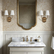 Maddie 15.5" 2-Light Wall Sconce, Brass-Wall Sconce-DECOROLALA
