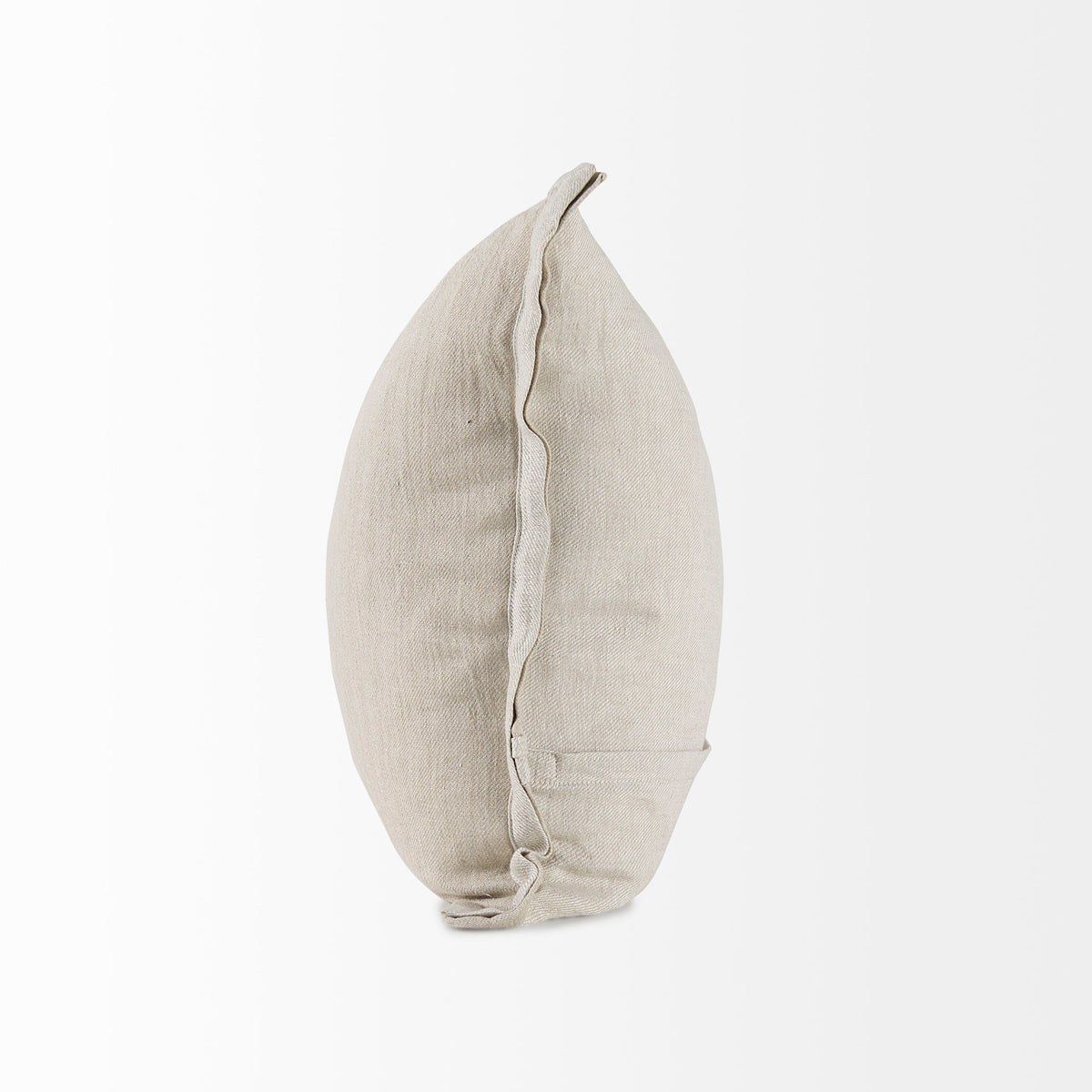 Mae Beige Fabric Pillow Cover (min order qty 2)-Decorative Pillows-DECOROLALA
