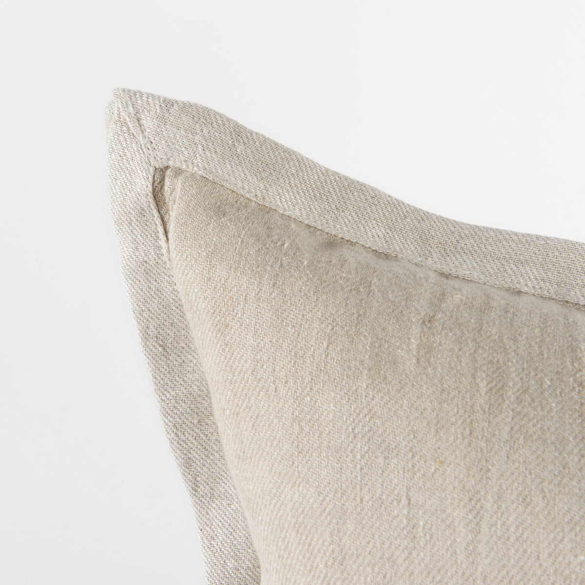 Mae Beige Fabric Pillow Cover (min order qty 2)-Decorative Pillows-DECOROLALA