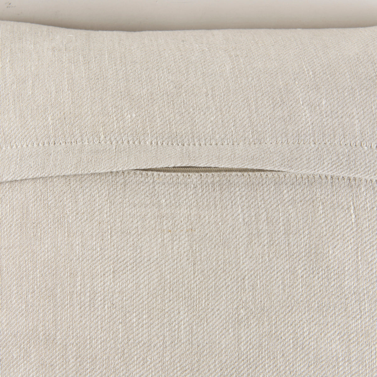 Mae Beige Fabric Pillow Cover (min order qty 2)-Decorative Pillows-DECOROLALA