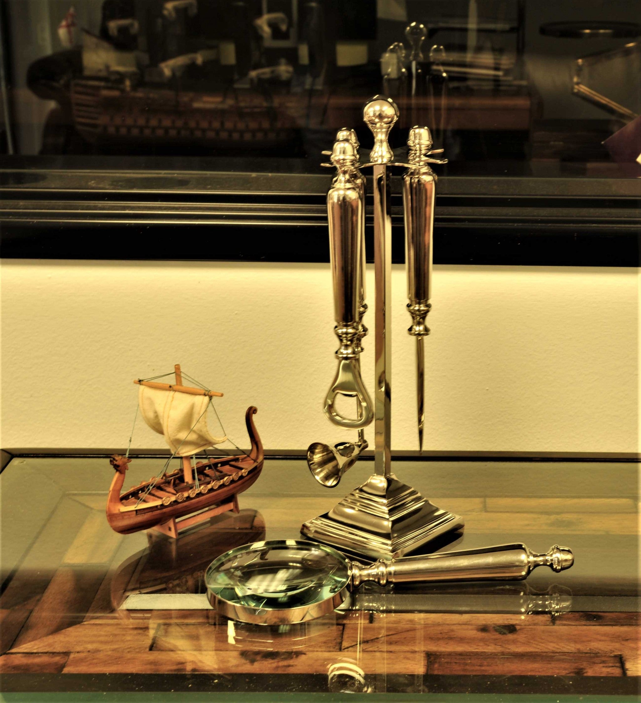 Magnifying Glassletter Openerbottle Openerand A Candle Snuffer Functional Decor-Sculptures-DECOROLALA