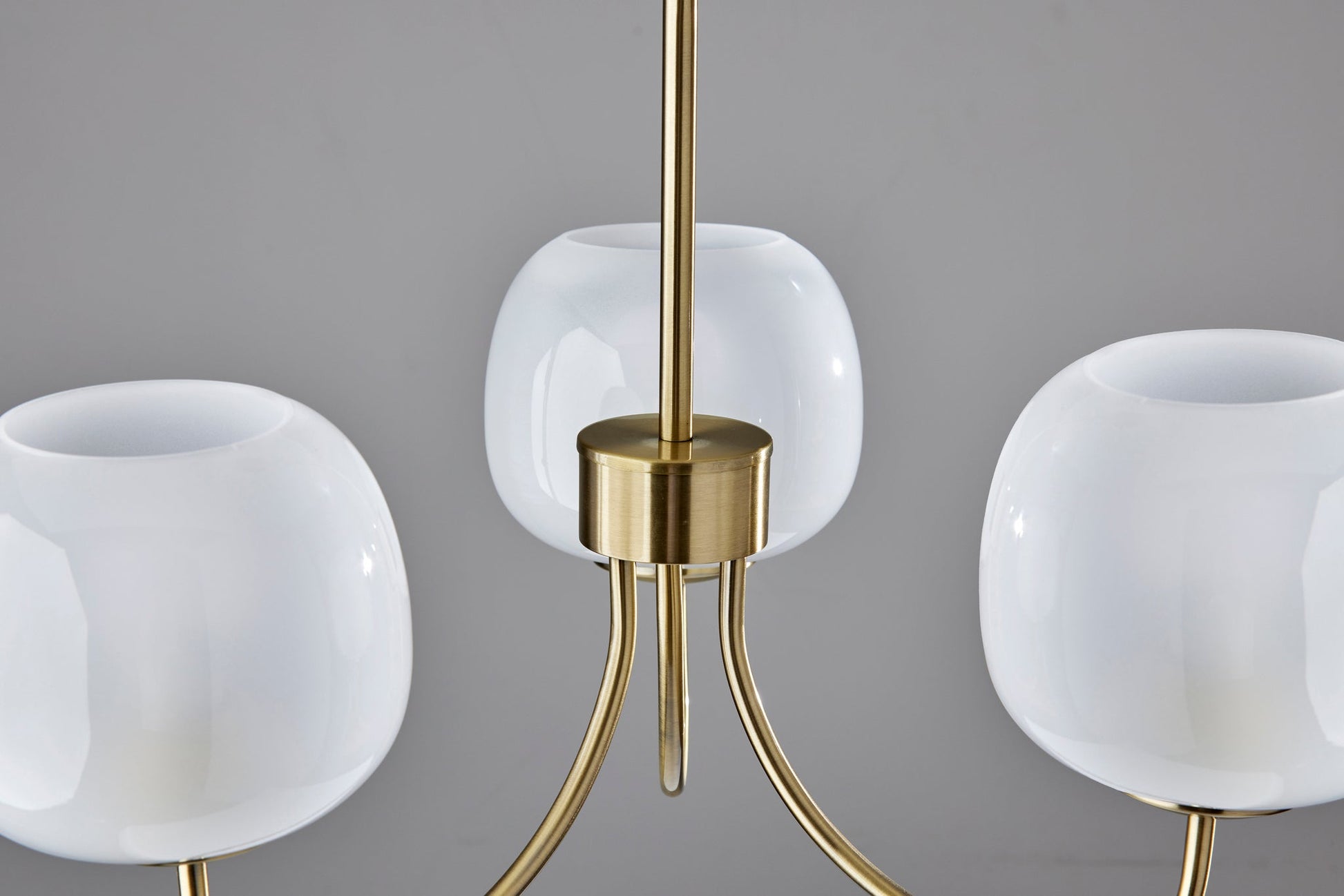 Magnolia 394-21 Chandelier Brass 3-Light-Lighting-DECOROLALA