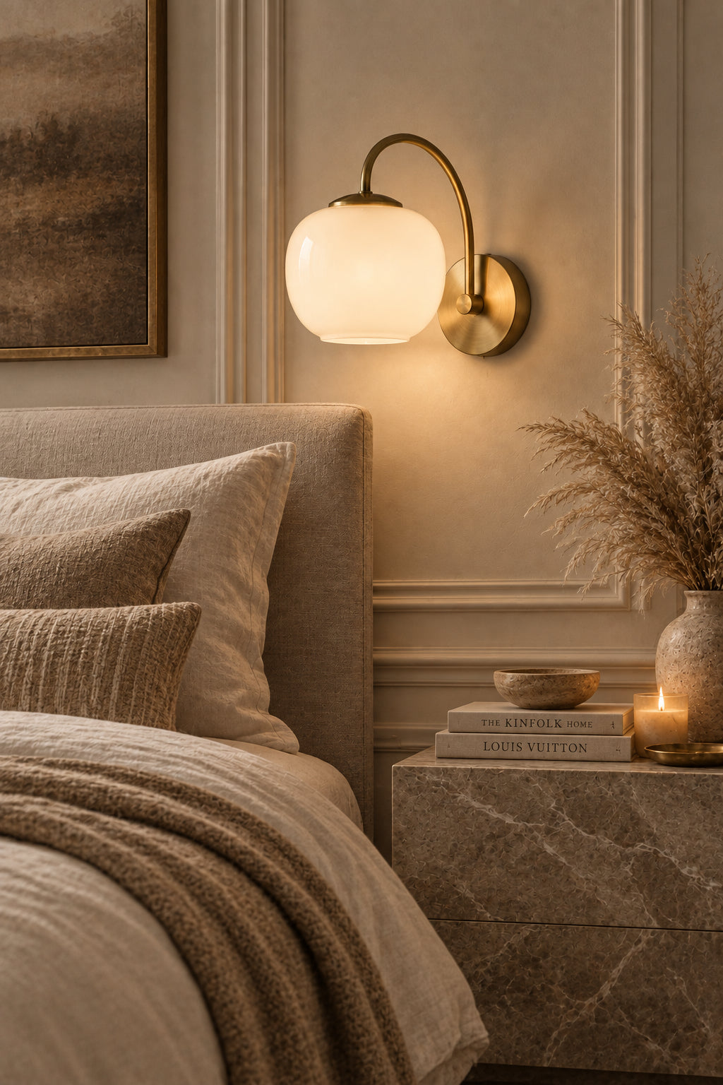 Magnolia 3944-21 Wall Lamp Antique Brass-Lighting-DECOROLALA