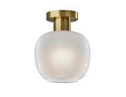 Magnolia 3945-21 Flush Mount Light - Brass 9"-Lighting-DECOROLALA