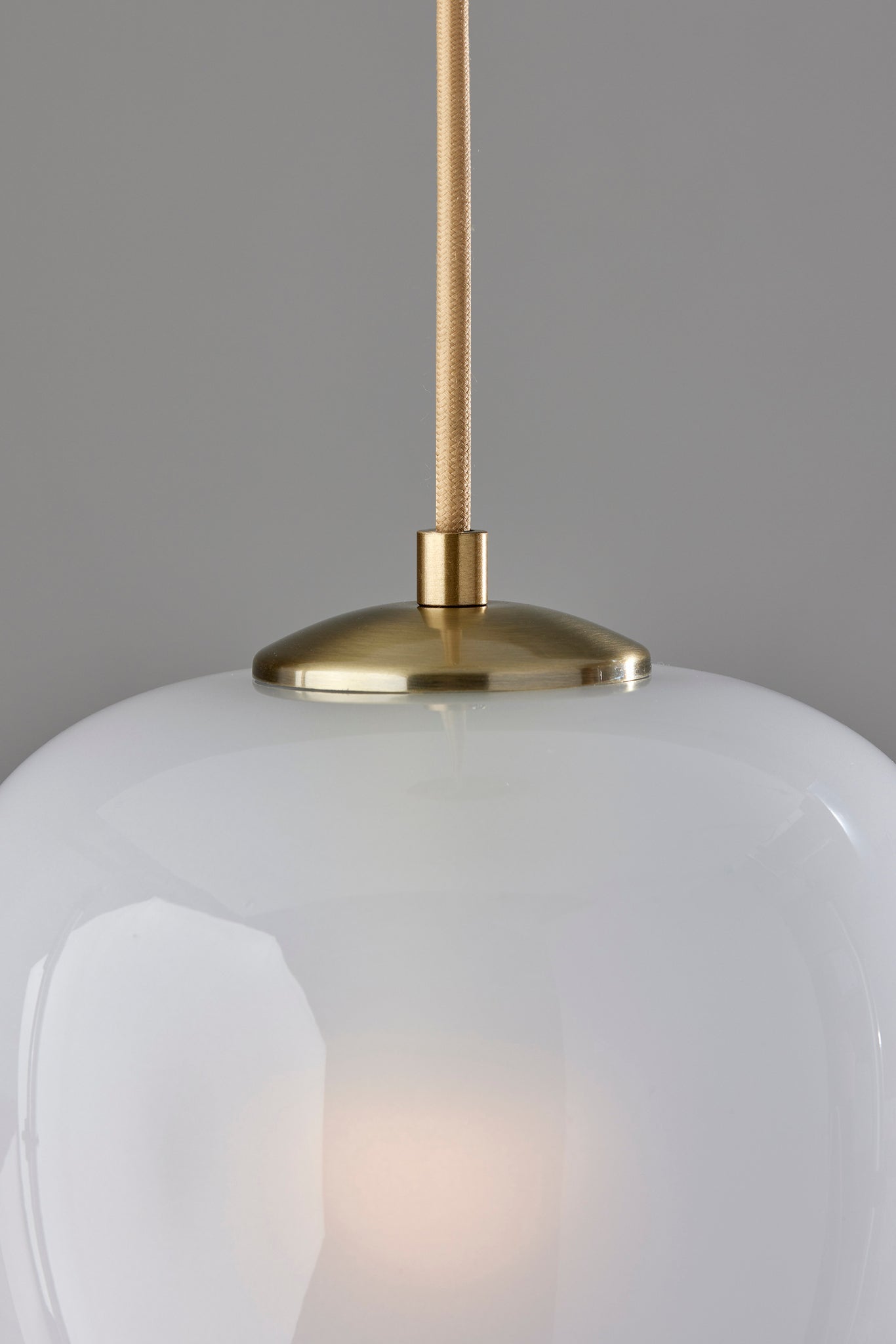 Magnolia Pendant 3946-21 Brass 9" Glass-Lighting-DECOROLALA