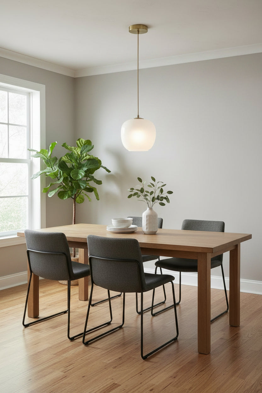 Magnolia Pendant 3946-21 Brass 9" Glass-Lighting-DECOROLALA