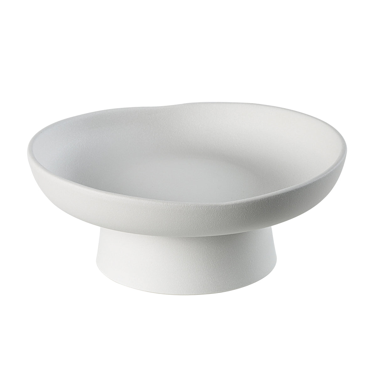 Malabo Indoor Porcelain Ceramic Bowl, Matte Off-White-Decorative Bowls-DECOROLALA