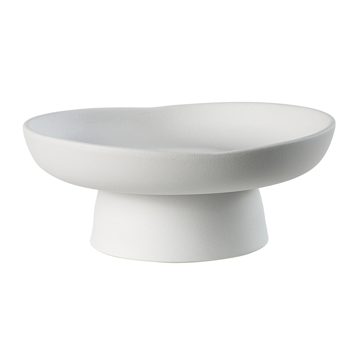 Malabo Indoor Porcelain Ceramic Bowl, Matte Off-White-Decorative Bowls-DECOROLALA