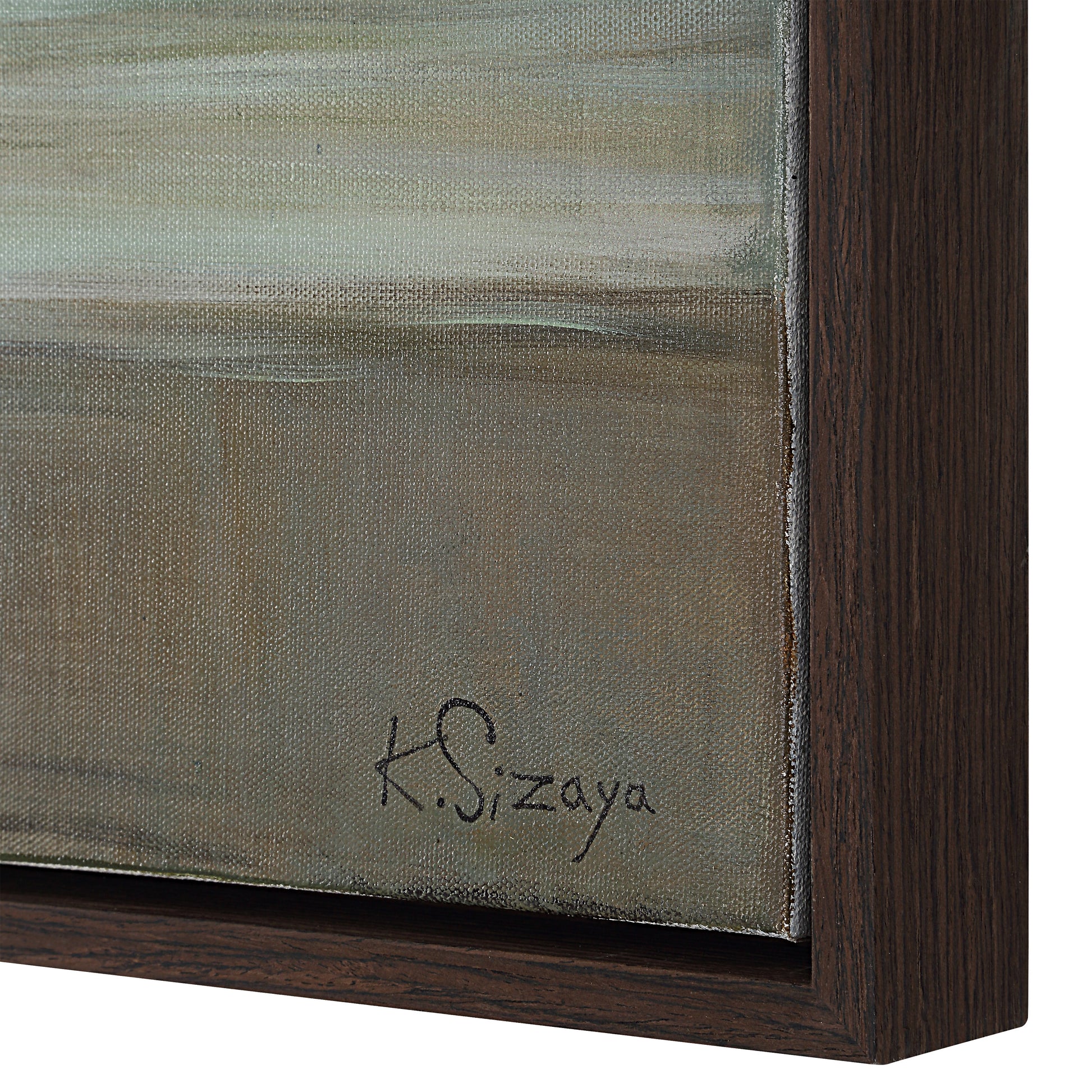 Malika 40" H x 70" W Canvas Art, Green-Canvas Art-DECOROLALA