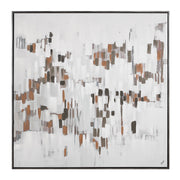 Malva 40" H x 40" W Canvas Art, Beige-Canvas Art-DECOROLALA