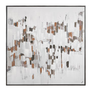 Malva 40" H x 40" W Canvas Art, Beige-Canvas Prints-DECOROLALA