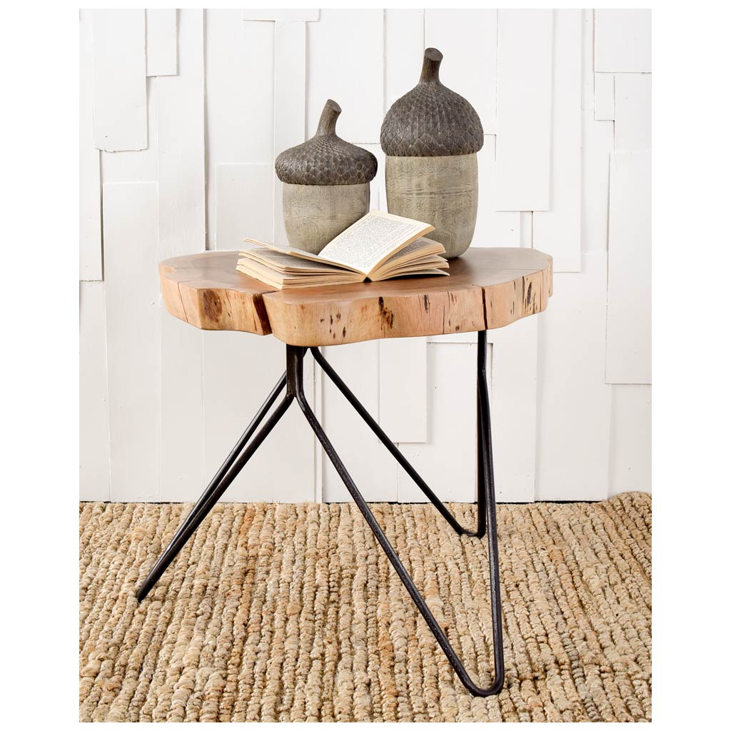 Mandor I (Small) 6L x 6W Brown Resin Acorn Box-Boxes-DECOROLALA