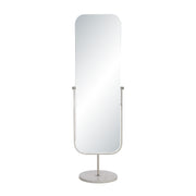 Mandra 66" H x 21" W Wall Mirror, Silver-Stand Alone-DECOROLALA