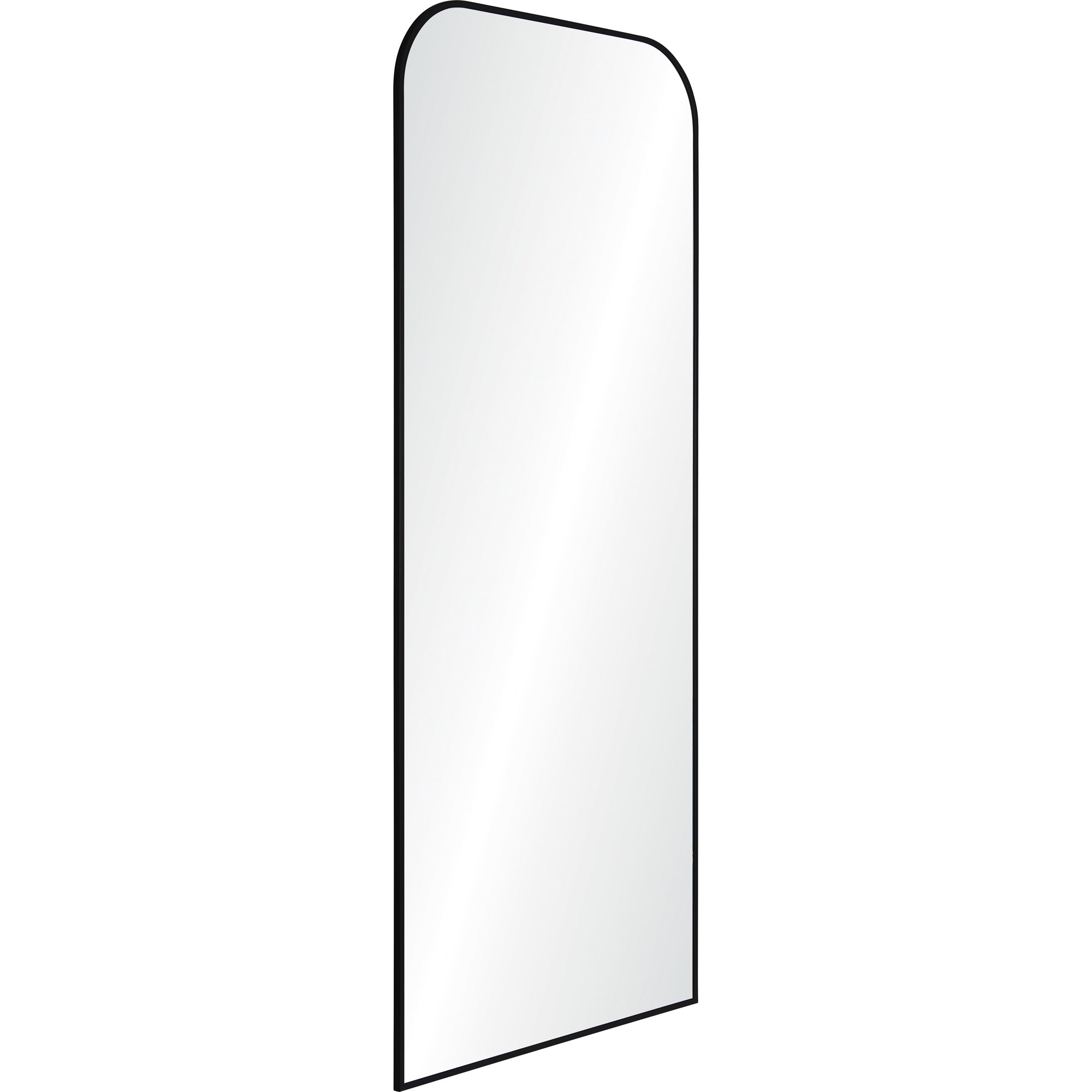 Mandret 72" Tall Irregular Full Length Mirror, Black-Full Length Mirror-DECOROLALA