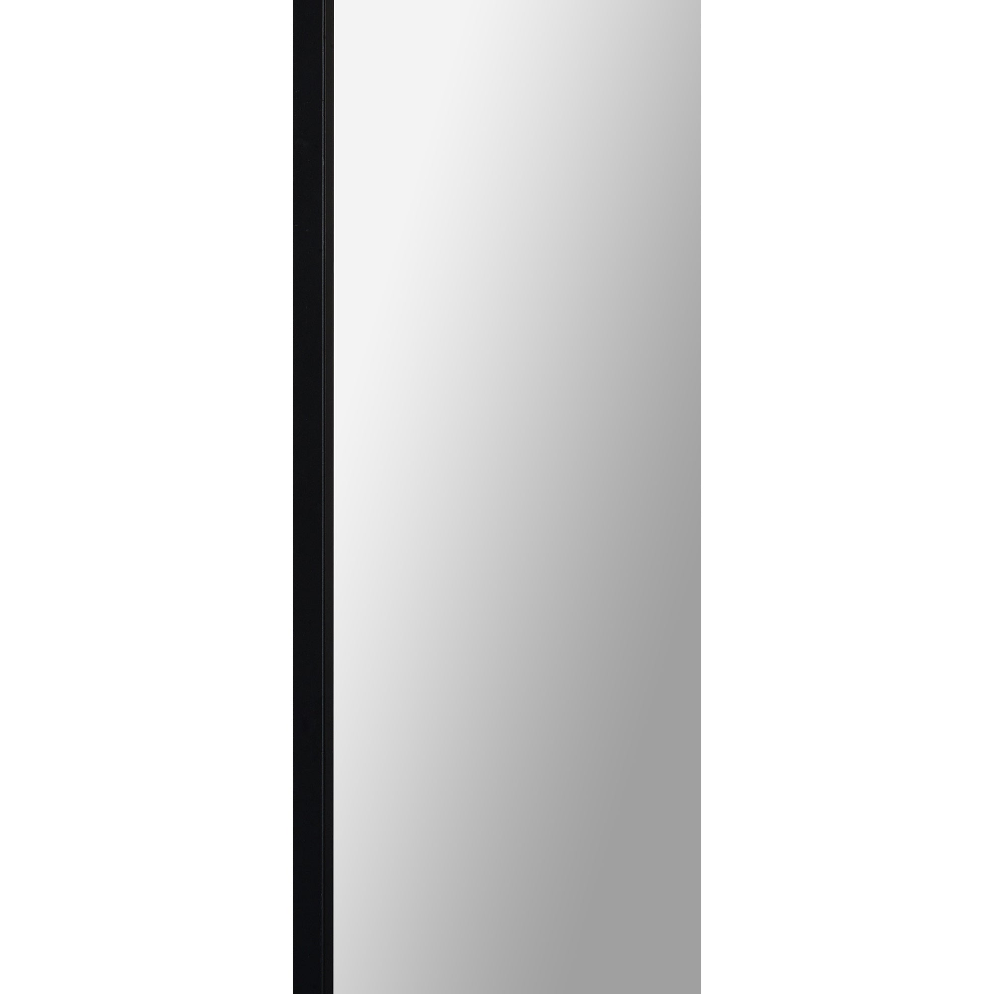 Mandret 72" Tall Irregular Full Length Mirror, Black-Full Length Mirror-DECOROLALA