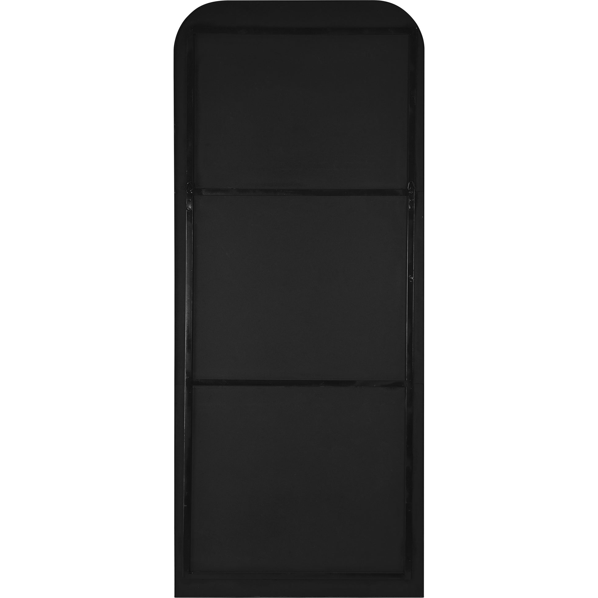 Mandret 72" Tall Irregular Full Length Mirror, Black-Full Length Mirror-DECOROLALA