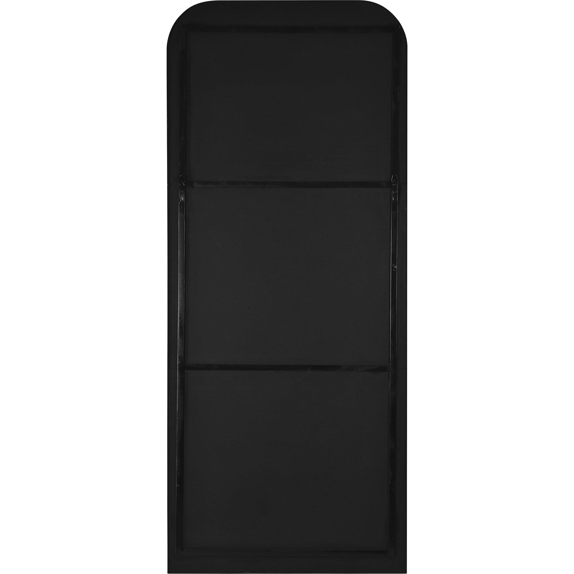 Mandret 72" Tall Irregular Full Length Mirror, Black-Full Length Mirror-DECOROLALA