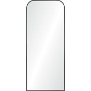 Mandret 72" Tall Irregular Full Length Mirror, Black-Full Length Mirror-DECOROLALA