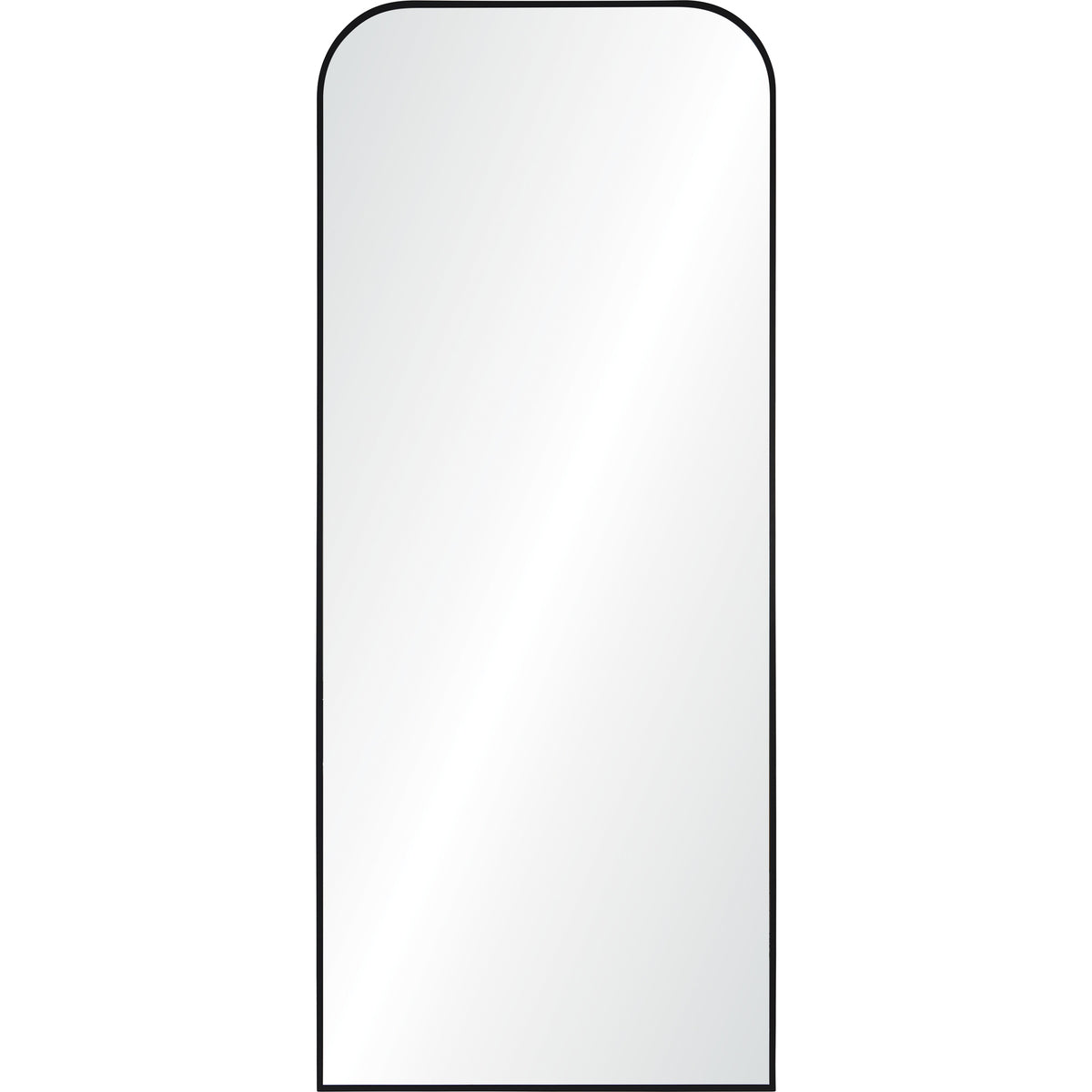 Mandret 72" Tall Irregular Full Length Mirror, Black-Full-Length Mirrors-DECOROLALA
