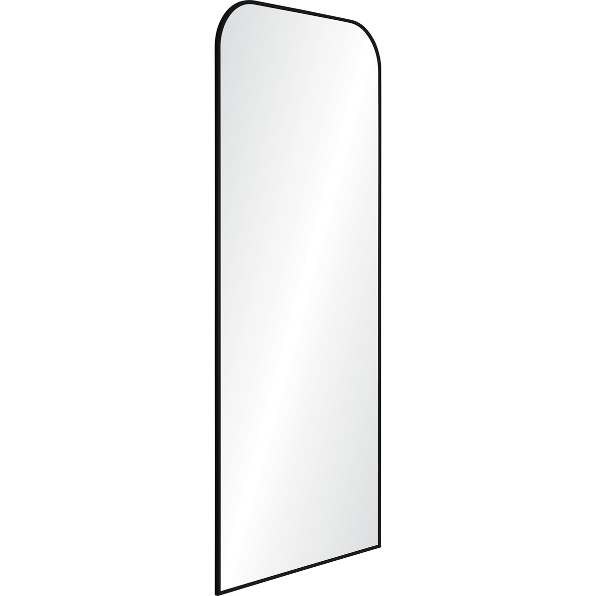 Mandret 72" Tall Irregular Full Length Mirror, Black-Full-Length Mirrors-DECOROLALA