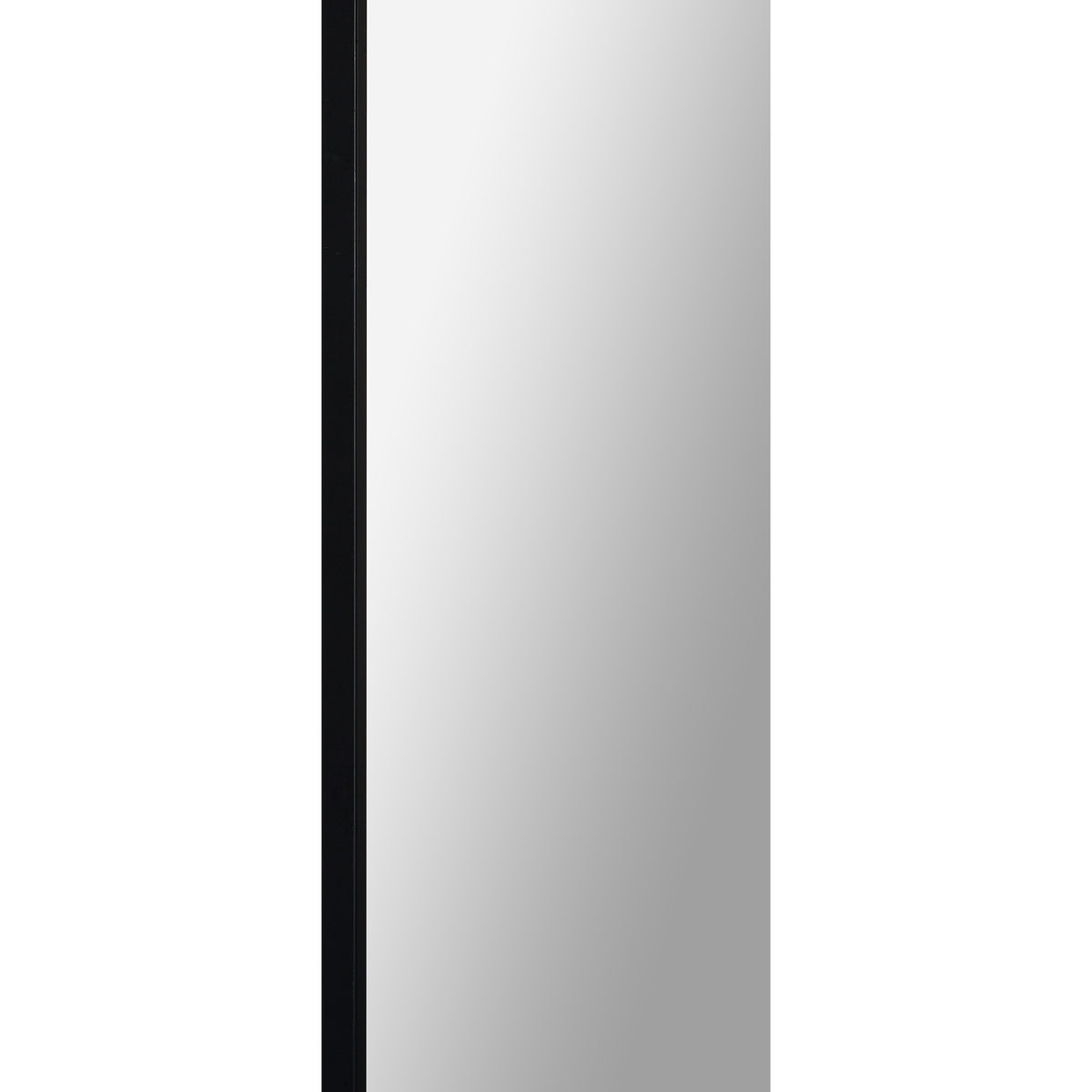Mandret 72" Tall Irregular Full Length Mirror, Black-Full-Length Mirrors-DECOROLALA